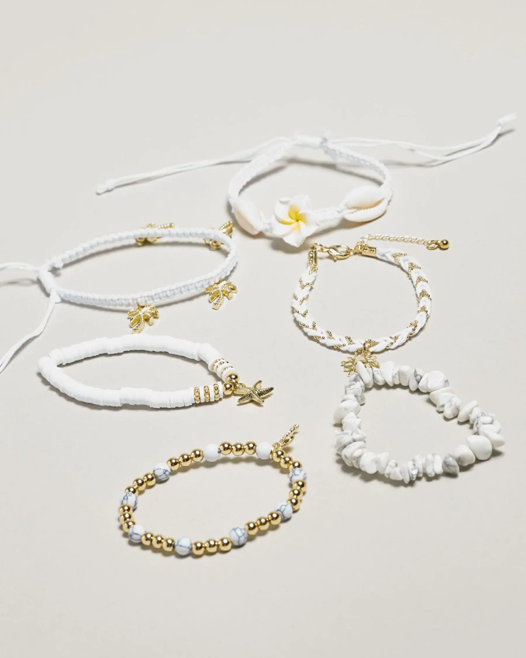 Jewelry|Jewelry*Karyn In LA Miller Wristband Pack White/coconut