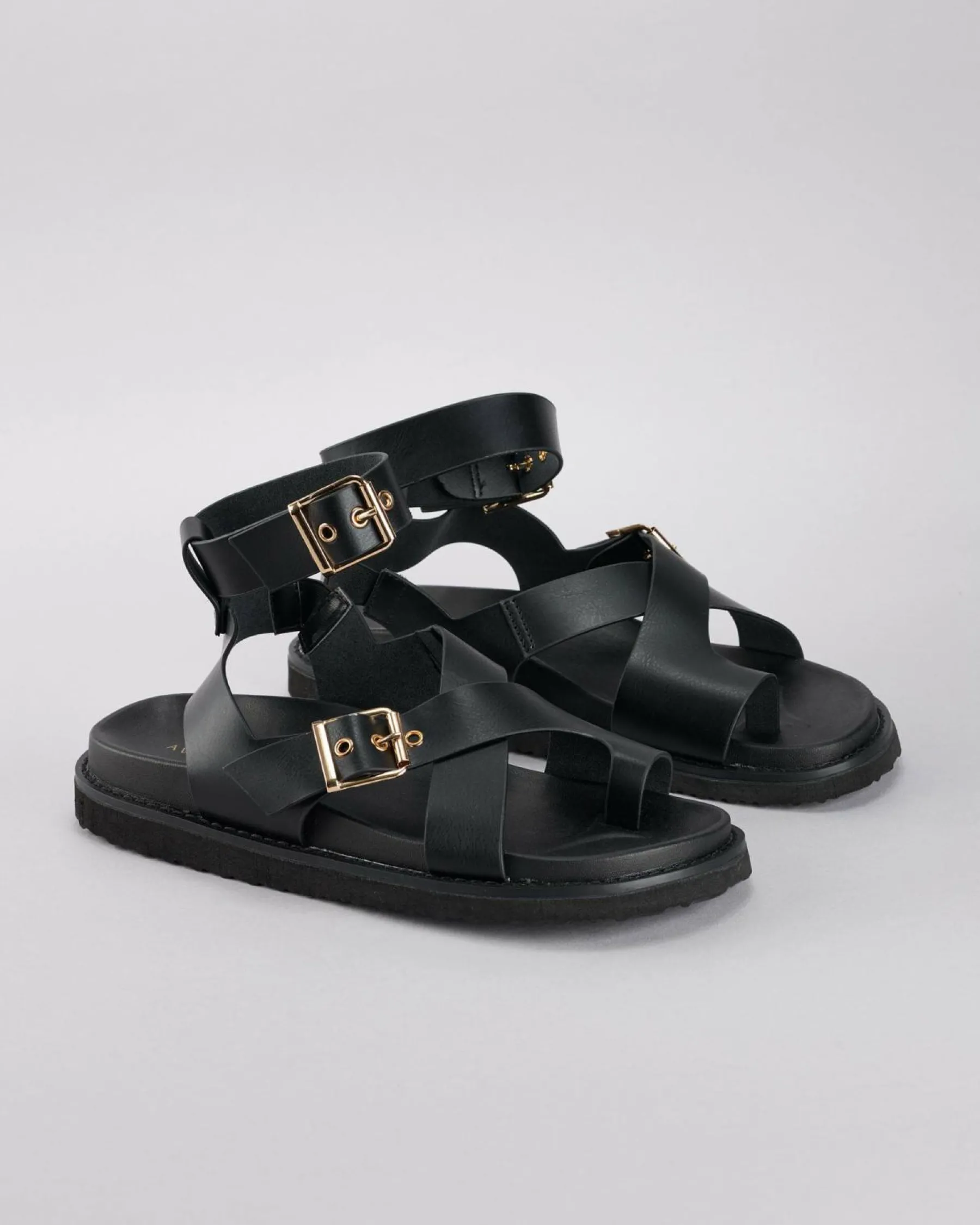 Sandals*Ava And Ever Millie Slide Sandals Black