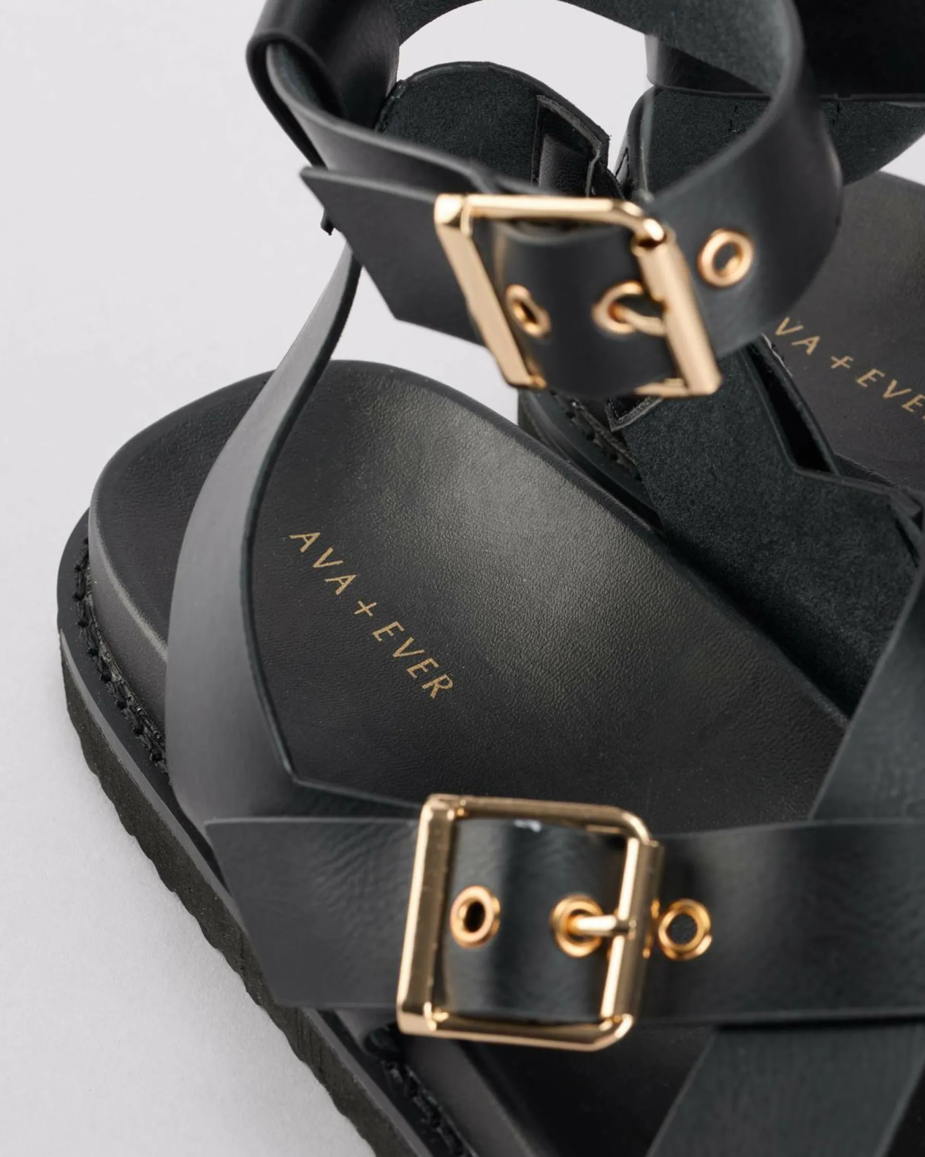 Sandals*Ava And Ever Millie Slide Sandals Black