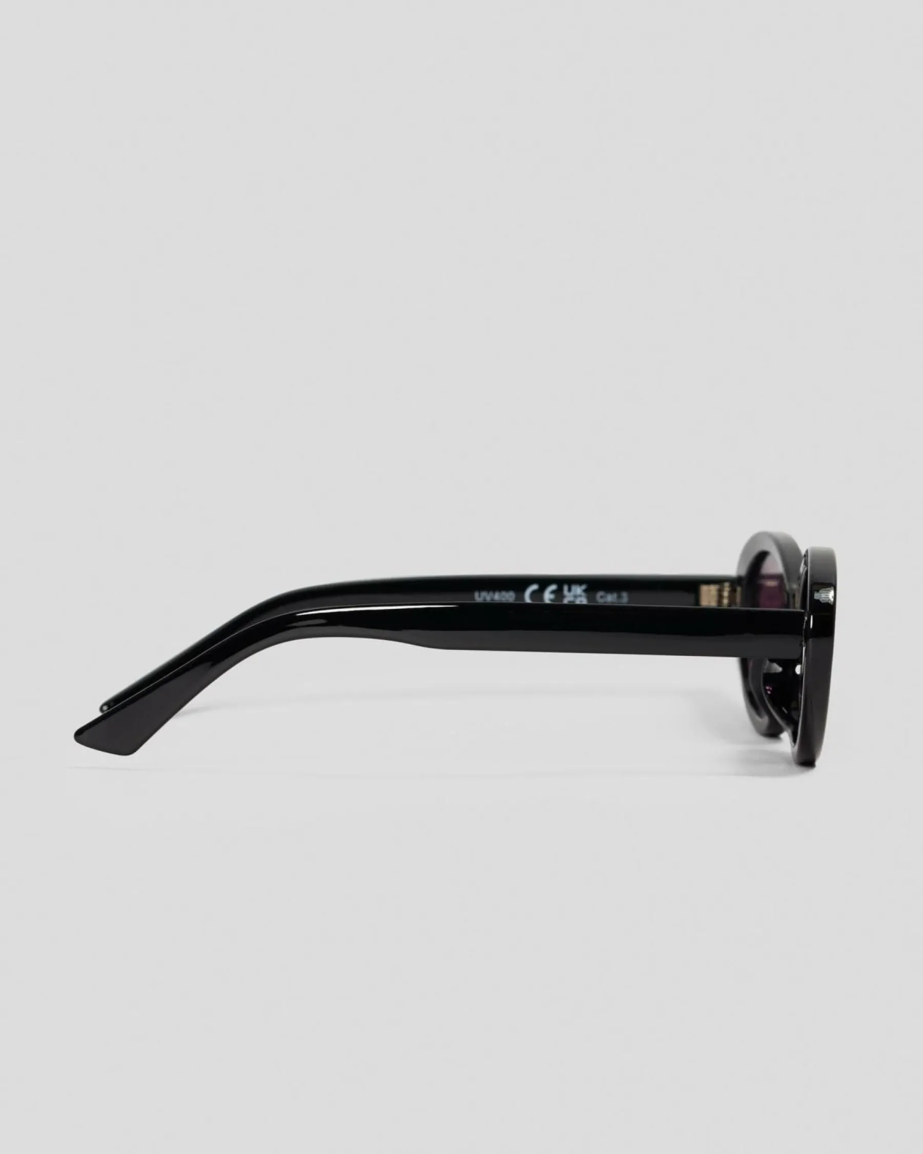 Sunglasses*Indie Eyewear Millie Sunglasses Black/gr Smoke