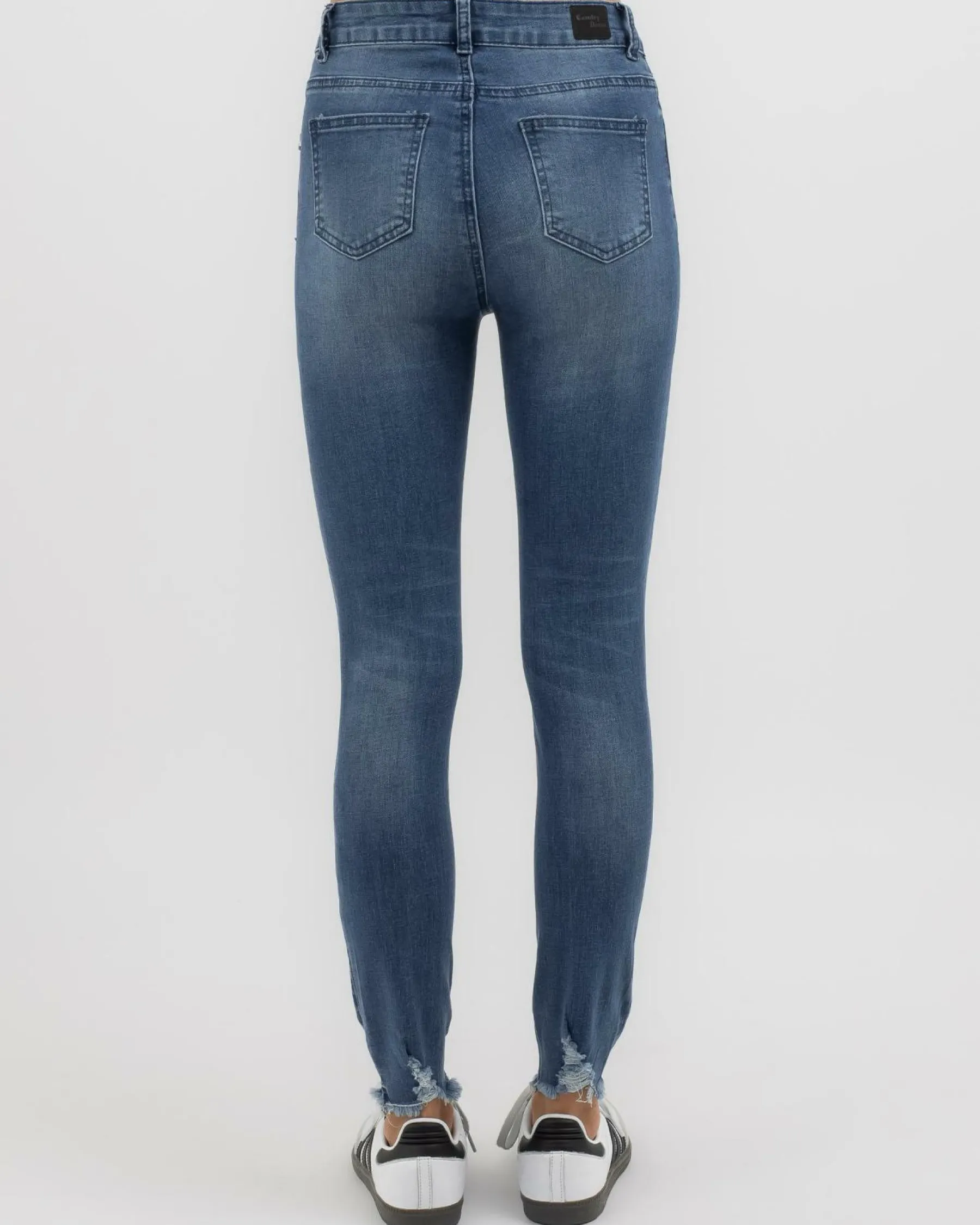 Bottoms*Country Denim Minnesota Skinny Jeans Mid Blue