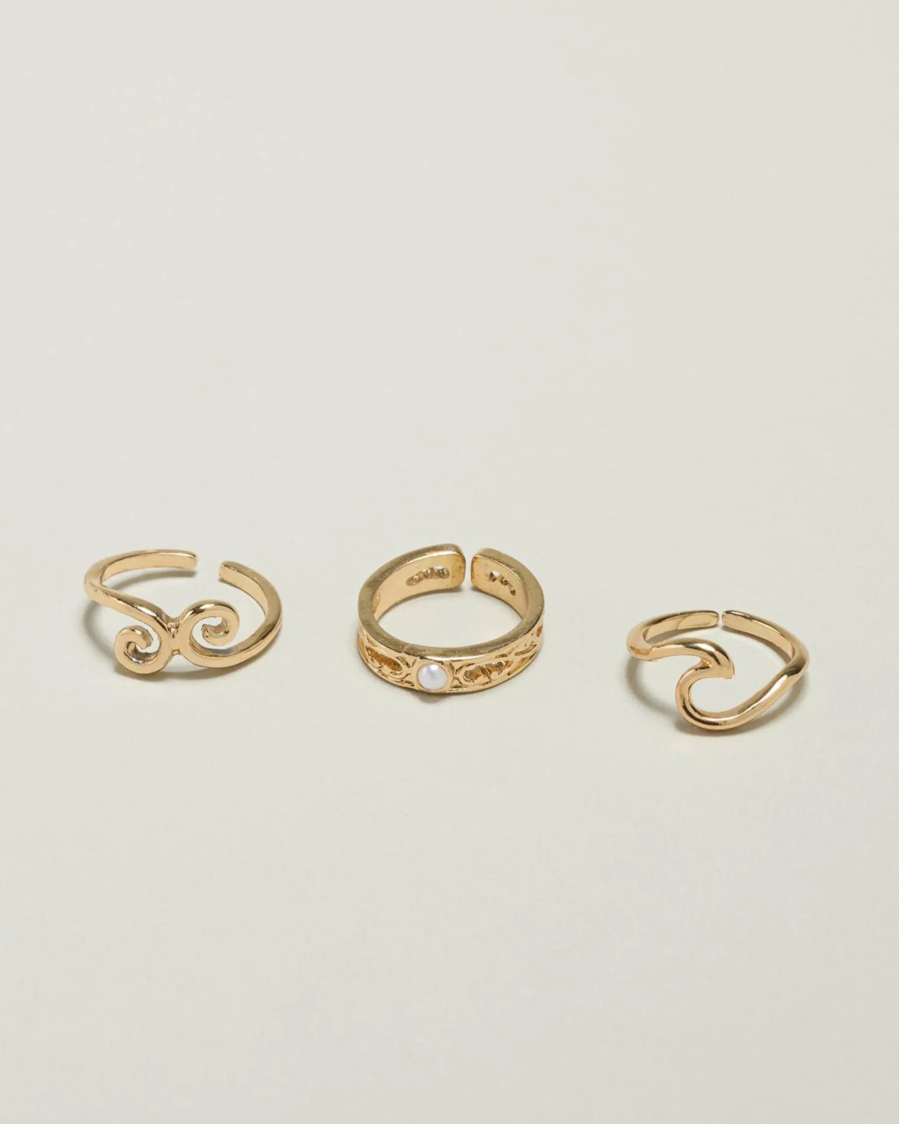 Jewelry*Karyn In LA Misha Toe Ring Pack Gold