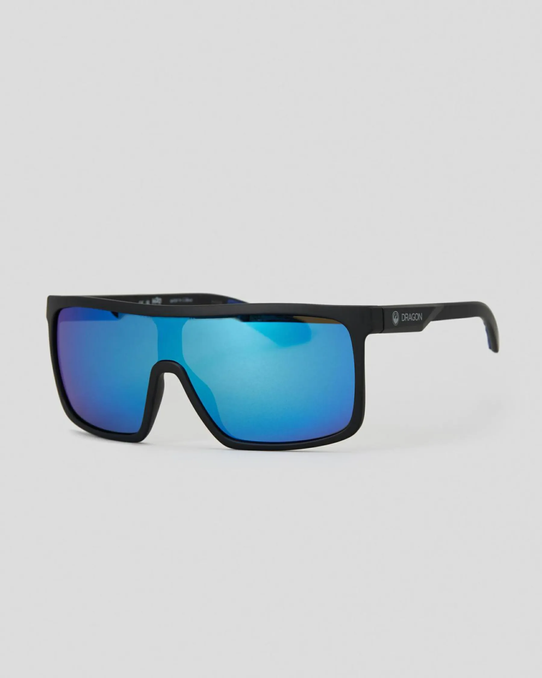 Sunglasses*Dragon Alliance Momentum Polarised Sunglasses Matte Black / Blue Ion Polar