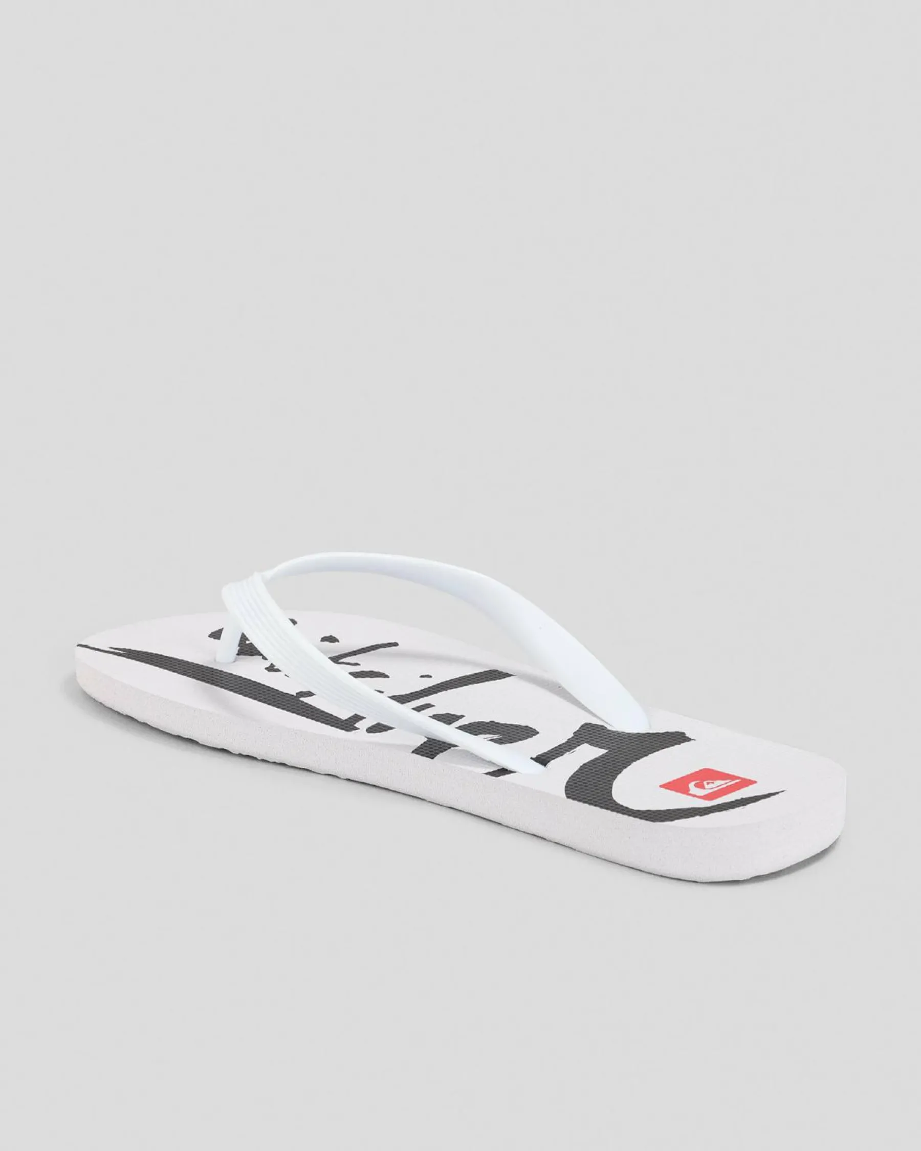 Flip Flops & Sandals*Quiksilver Moncata Natas Thongs White/white/black