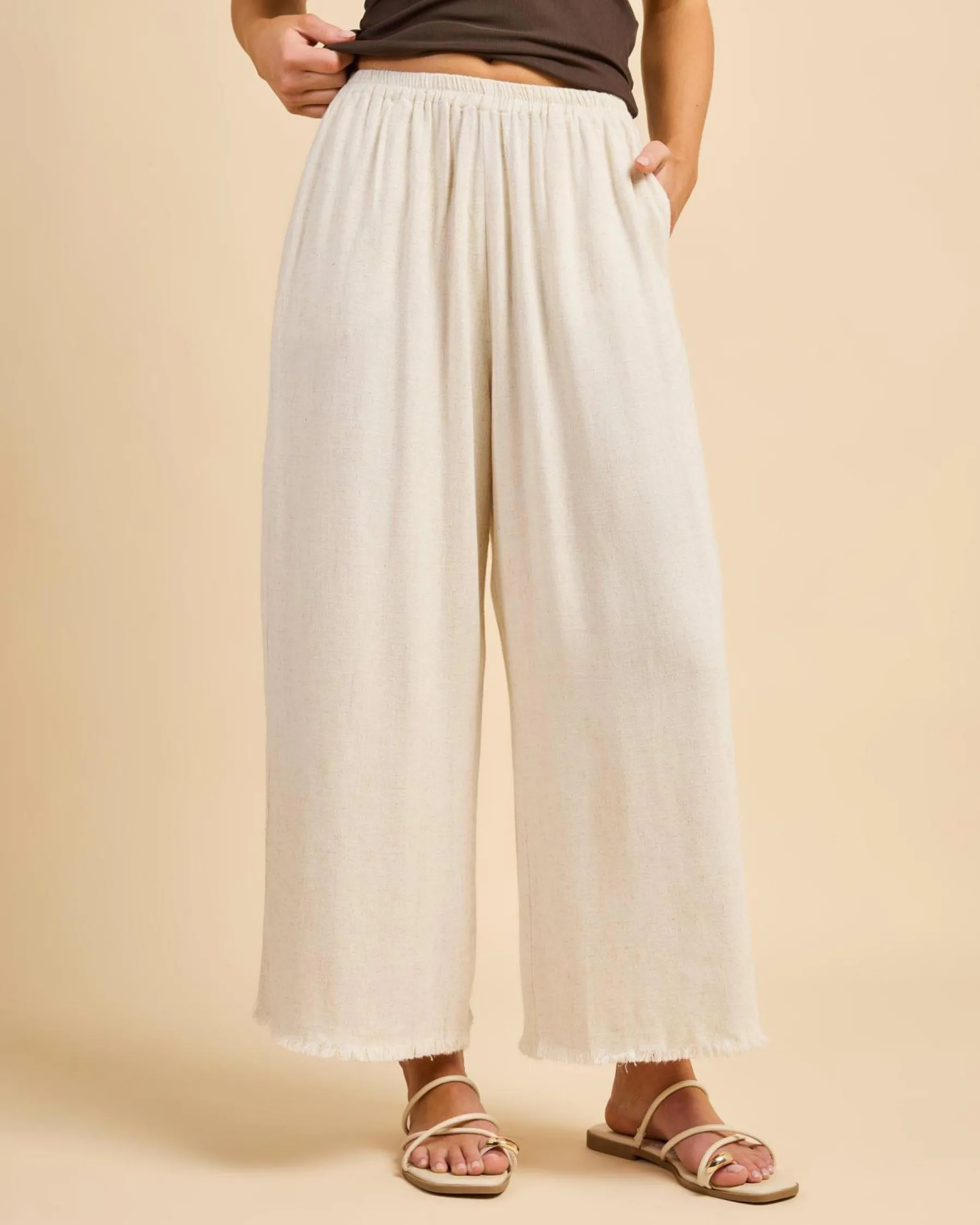 Online Moni Dallis Pants Women Sets|Linen Blend