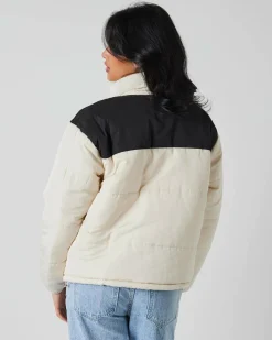Jackets & Coats*Ava And Ever Munich Puffer Jacket Alabaster/black