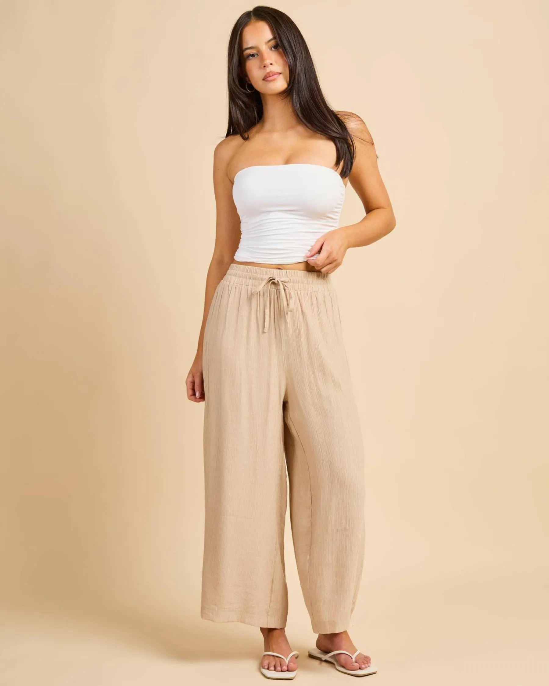 Bottoms*Mooloola Napali Pants Latte
