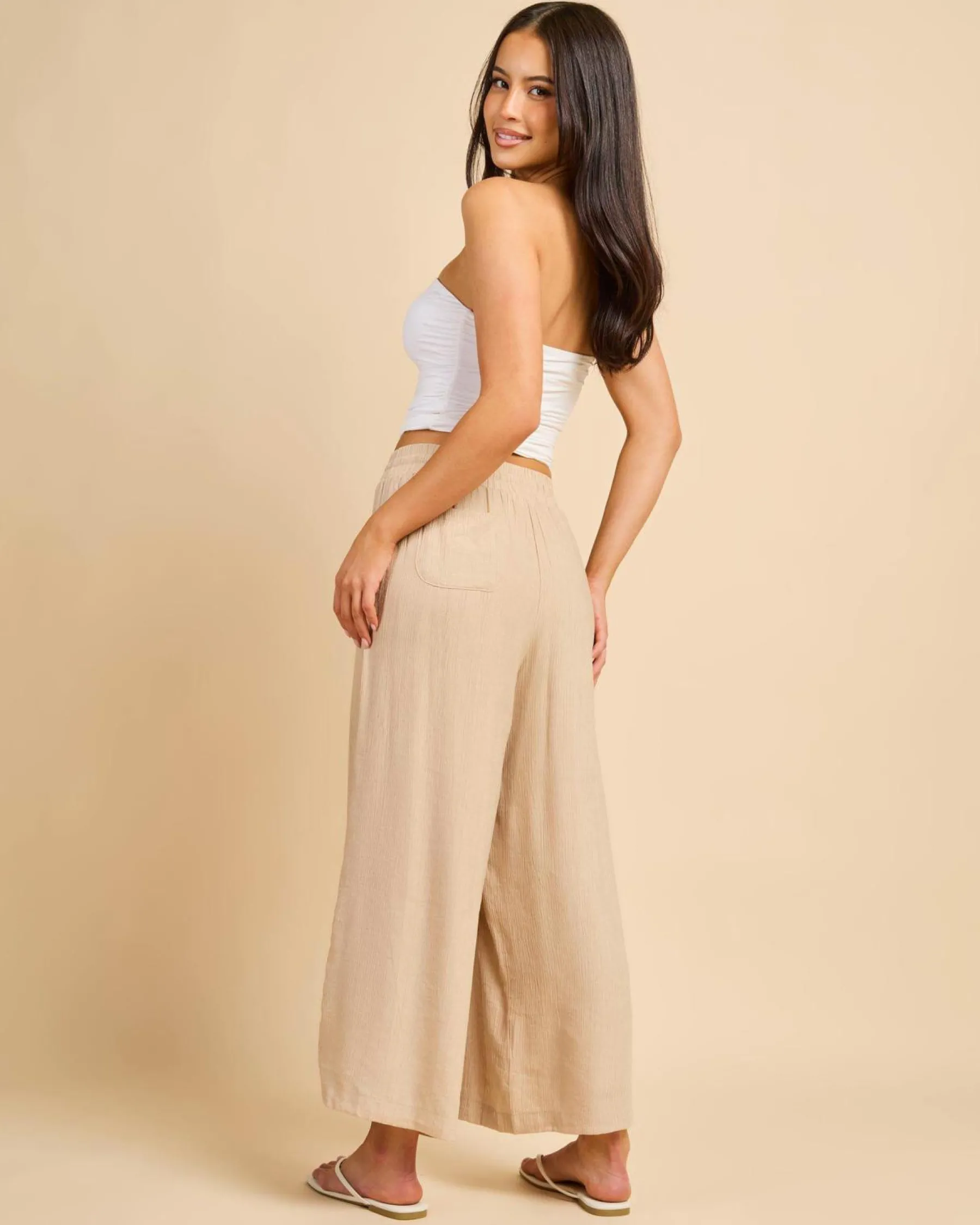 Bottoms*Mooloola Napali Pants Latte
