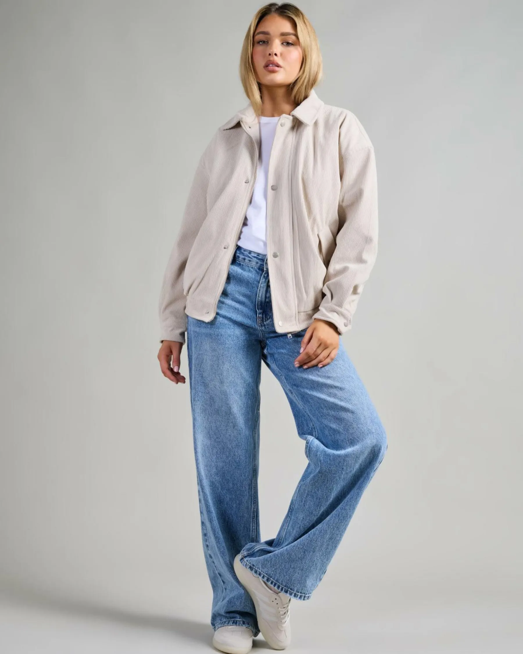 Jackets & Coats*Ava And Ever Nash Cord Jacket Sand