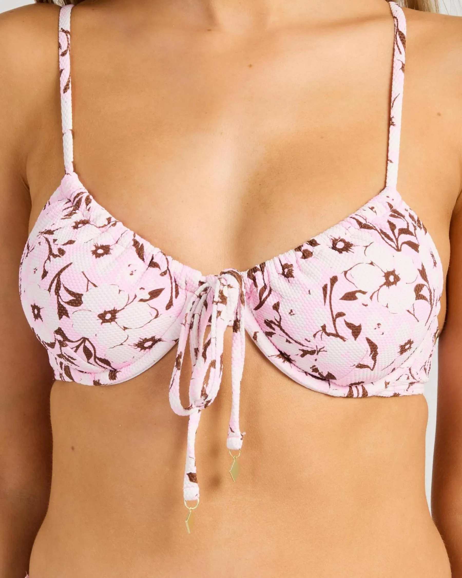 Bikinis*Kaiami Natalie Underwire Bikini Top Pink