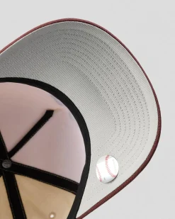 Headwear*Forty Seven New York Yankees '47 MVP DT Snapback Cap Natural/cacao