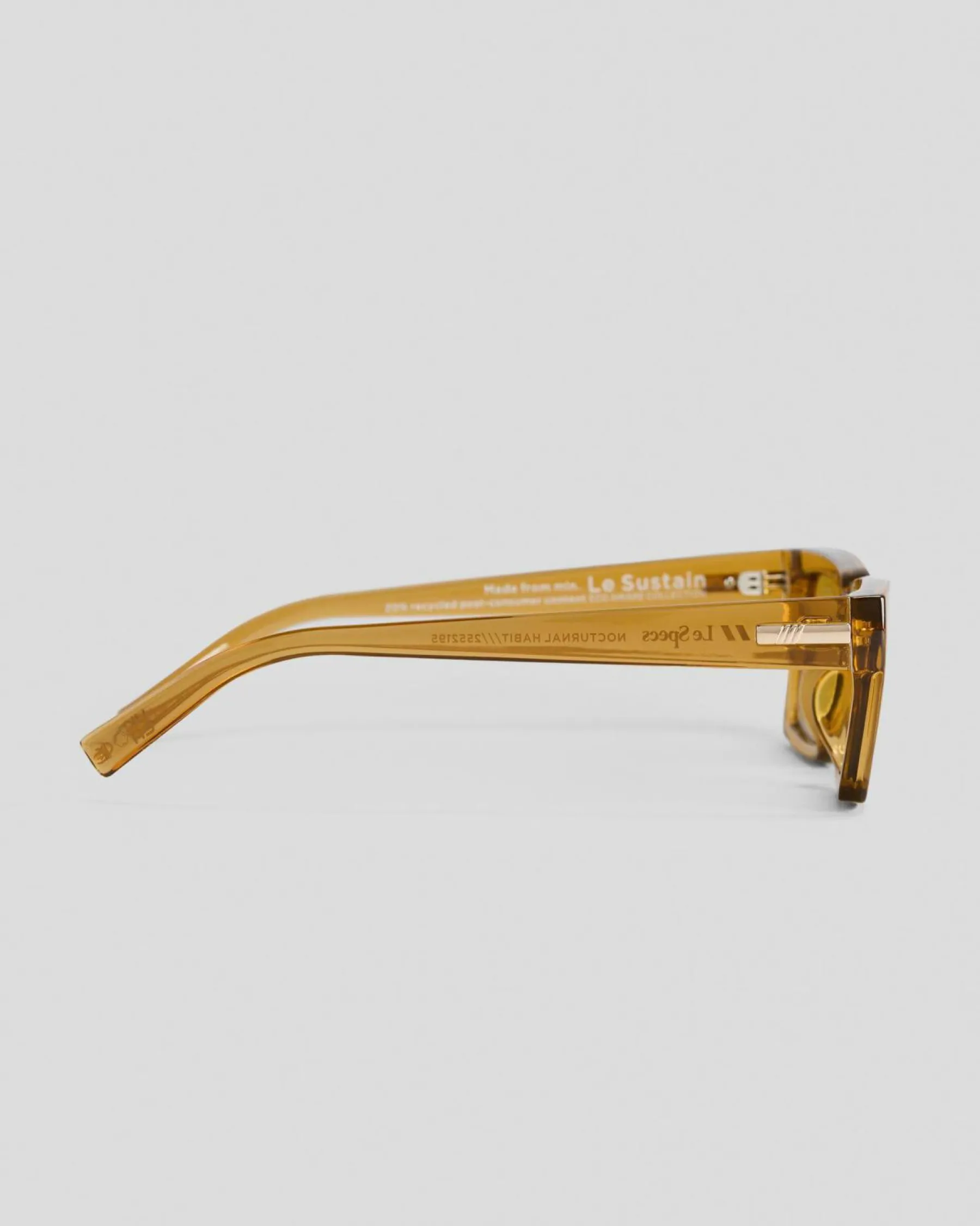 Sunglasses*Le Specs Nocturnal Habit Sunglasses Whiskey/ Ochre Mono
