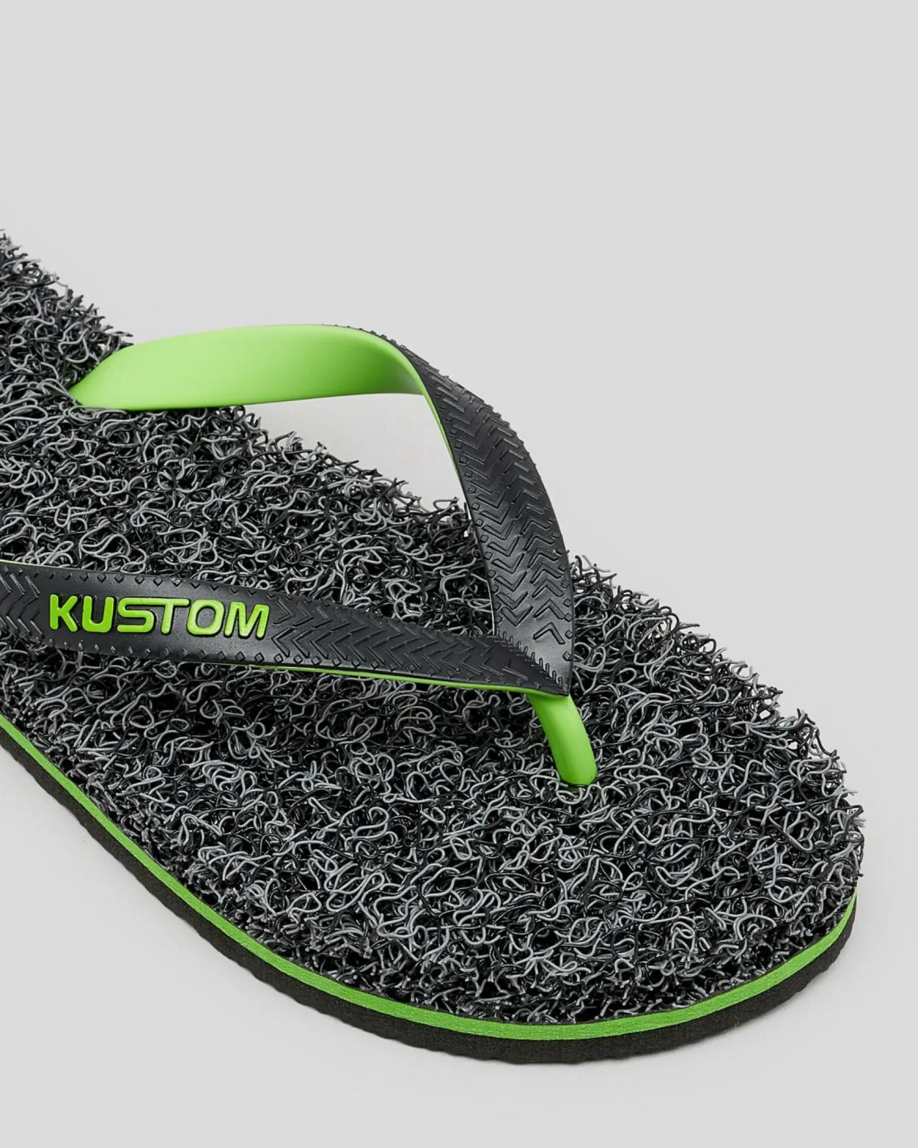 Flip Flops & Sandals*Kustom Noodle Marle Thongs Black/green
