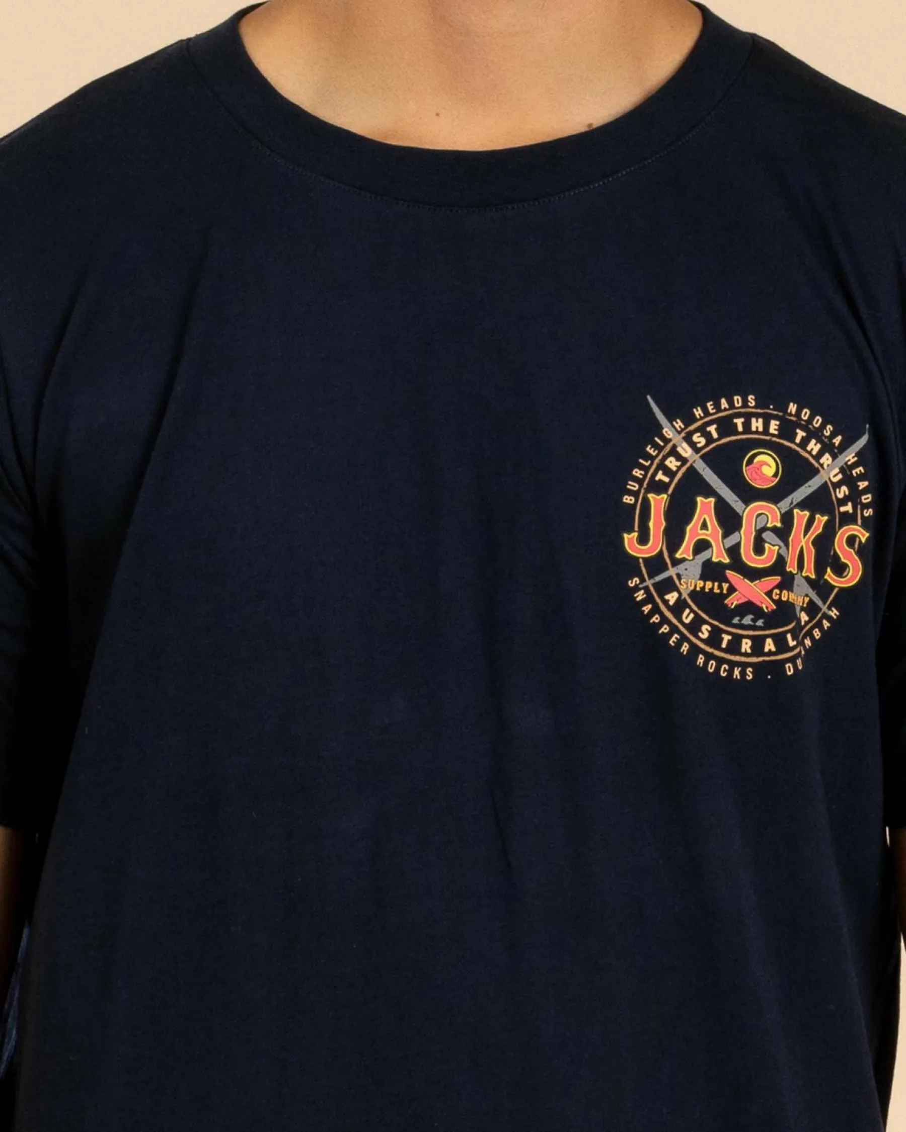 Tops & T-Shirts*Jacks Noosa T-Shirt Navy