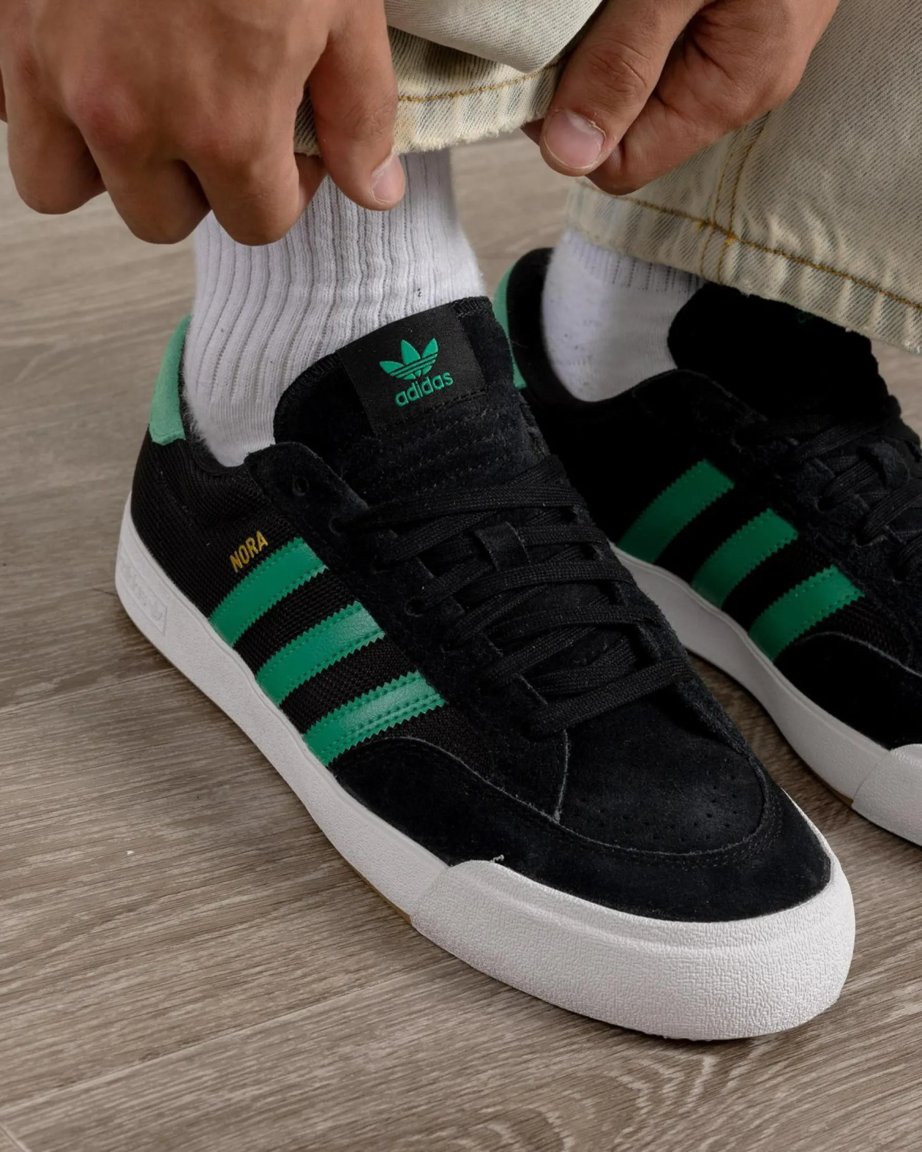 Sneakers*adidas Nora Shoes Core Black/court Green/ftwr White