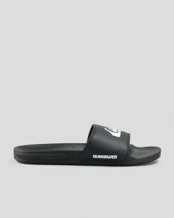 Slides*Quiksilver Odian Slides Black