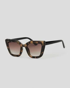 Sunglasses*Indie Eyewear Olivia Sunglasses Tort/gd Brown