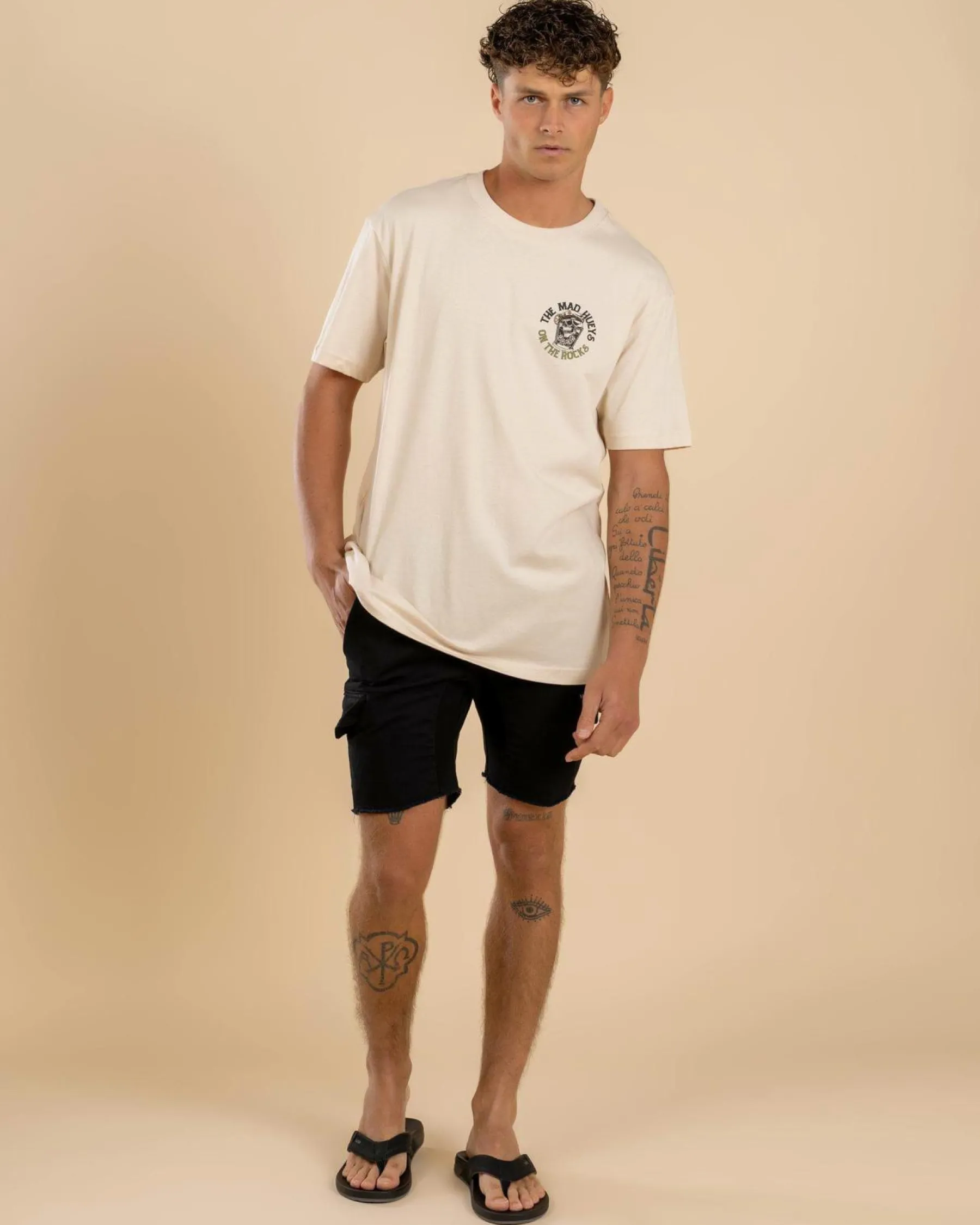 Tops & T-Shirts*The Mad Hueys On The Rocks T-Shirt Cement