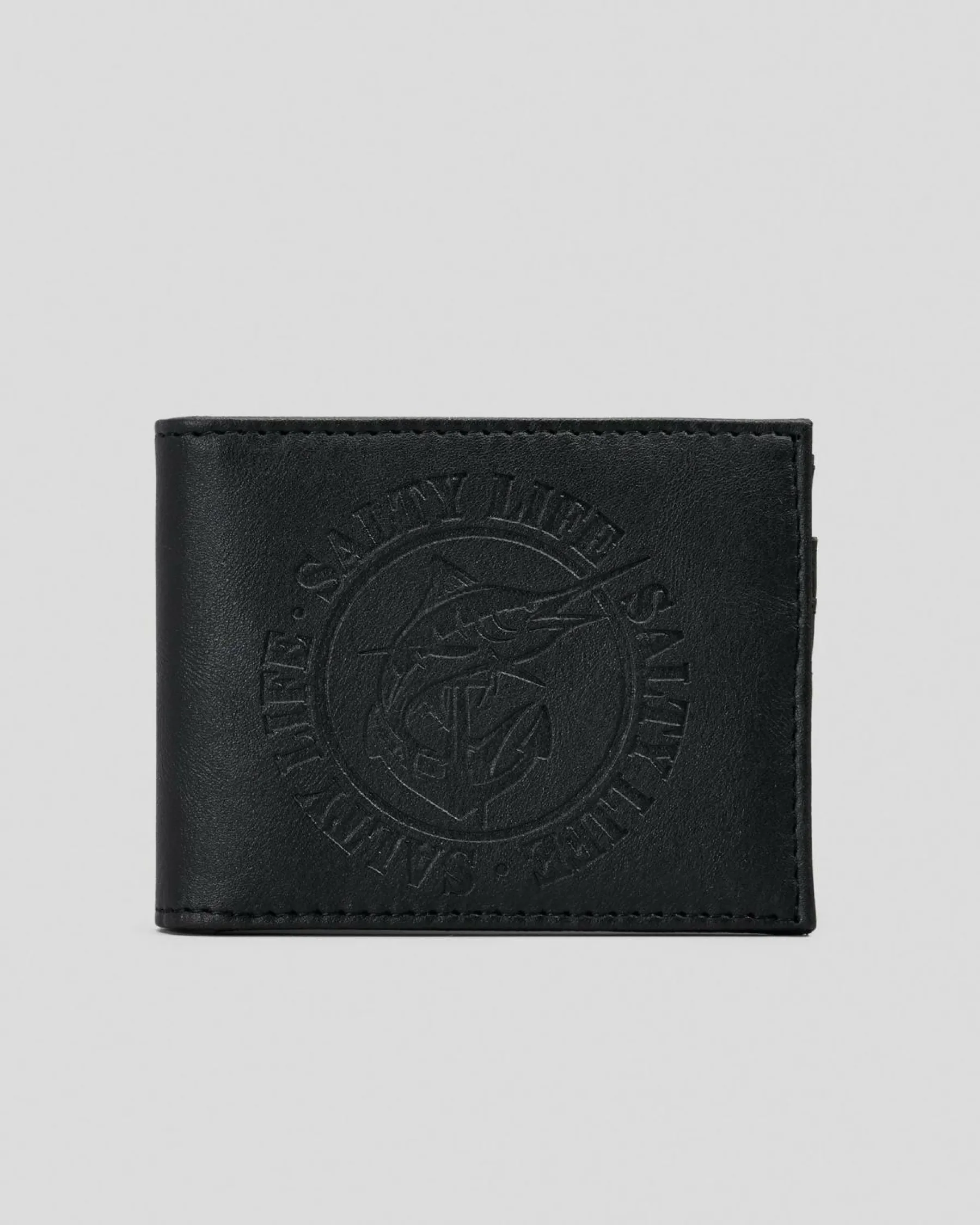 Wallets*Salty Life Once Bitten Wallet Black
