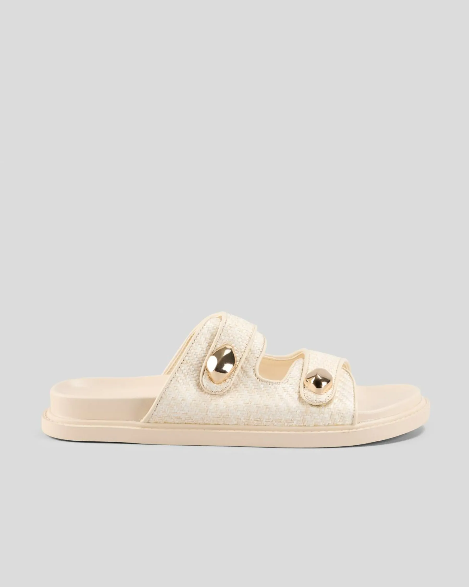 Slides*Ava And Ever Palma Slide Sandals Natural