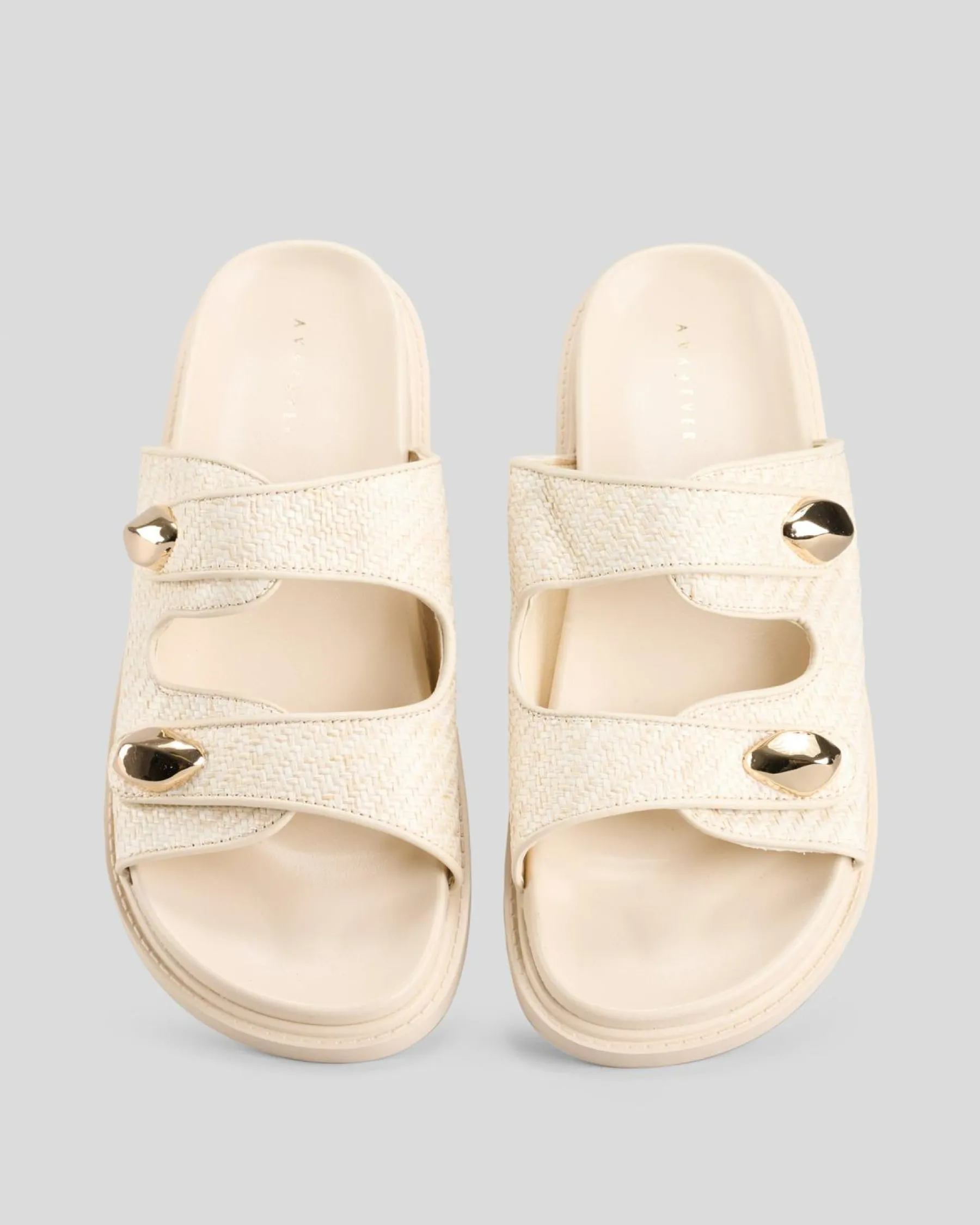 Slides*Ava And Ever Palma Slide Sandals Natural
