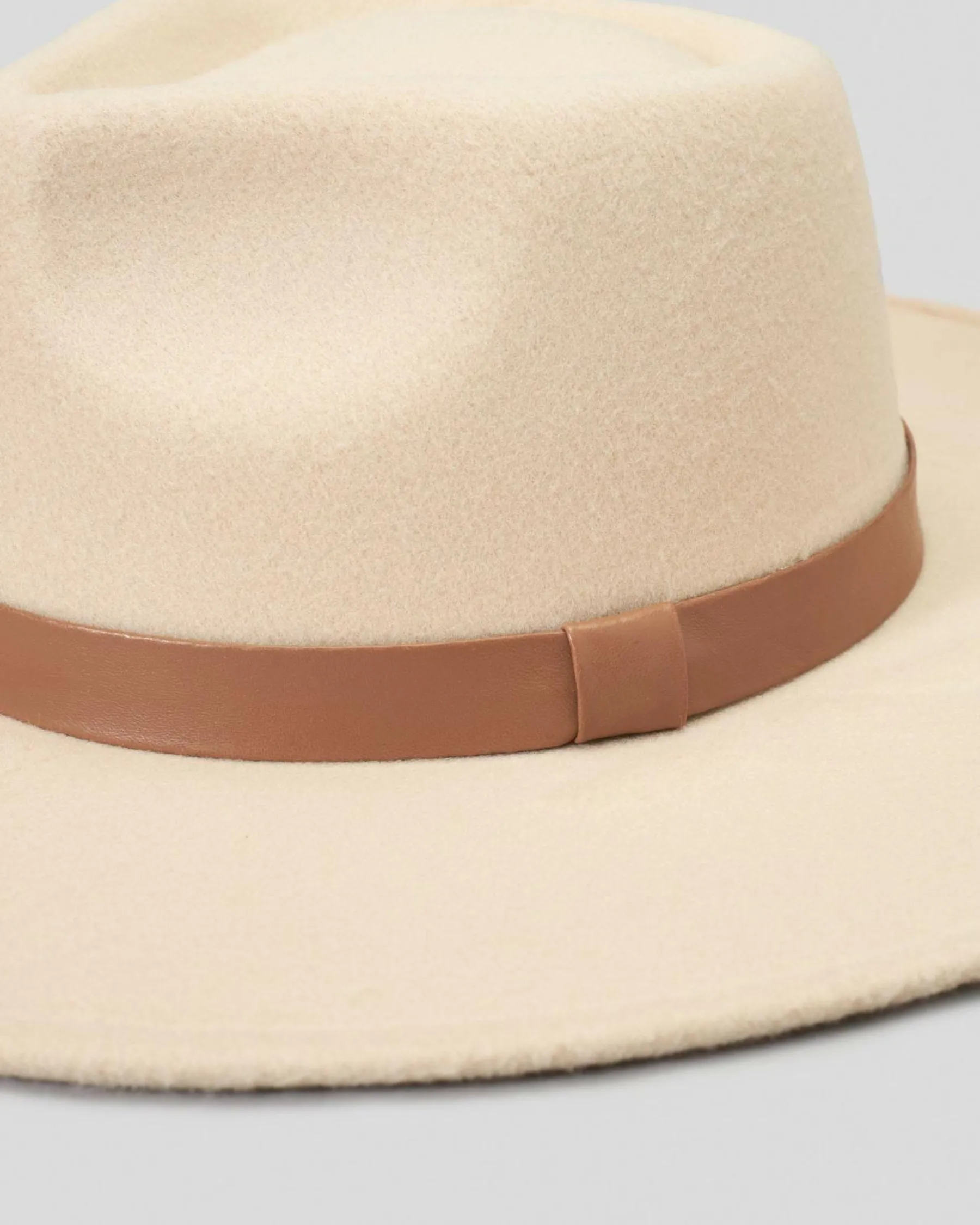 Headwear*Mooloola Palomino Felt Hat Latte