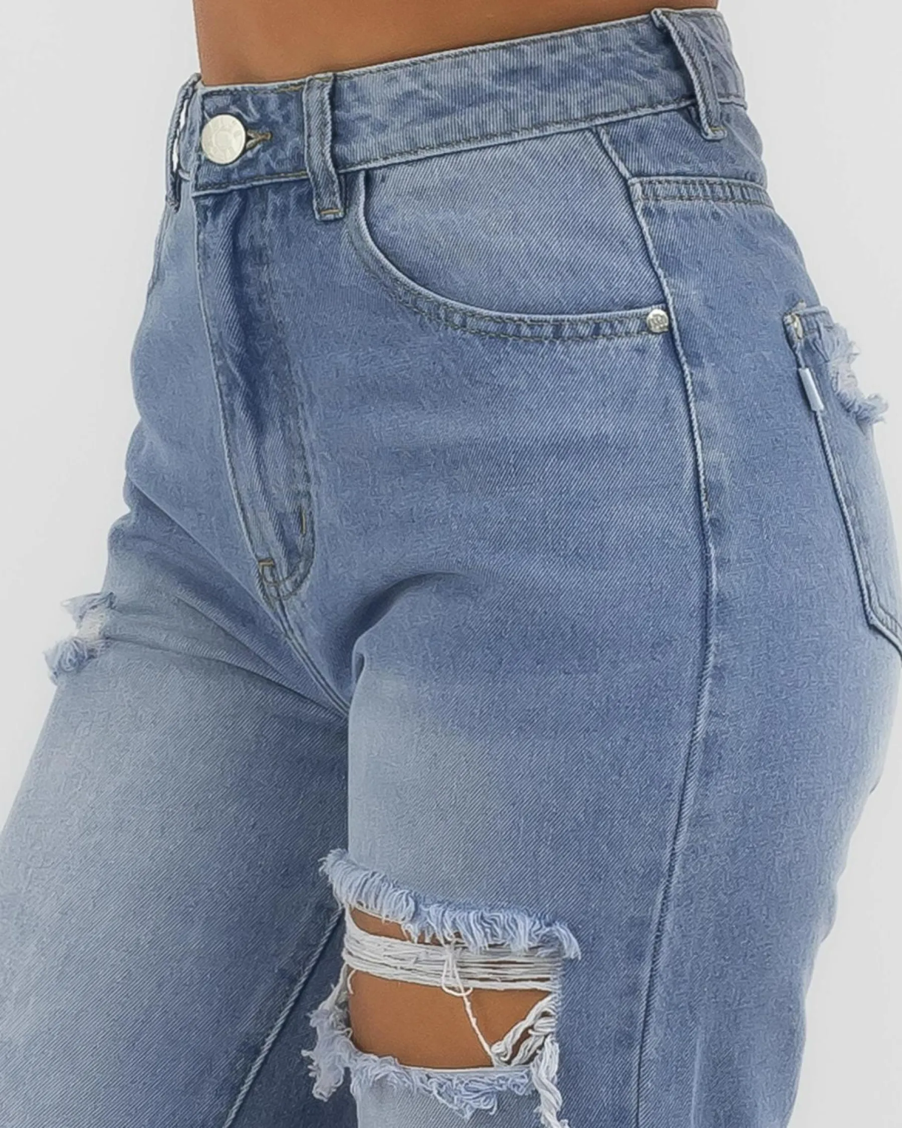 Denim|Bottoms*DESU Parker Jeans Mid Blue