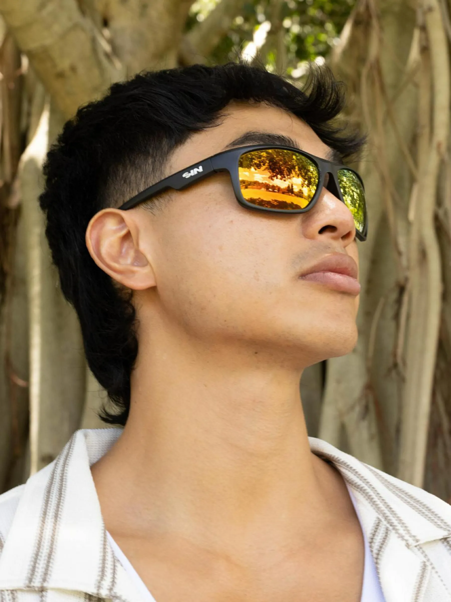 Clearance Peccant Rubber Polarised Sunglasses Sunglasses
