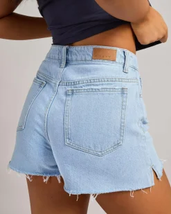 Discount Penny Kick Flare Denim Shorts Women Denim|Bottoms