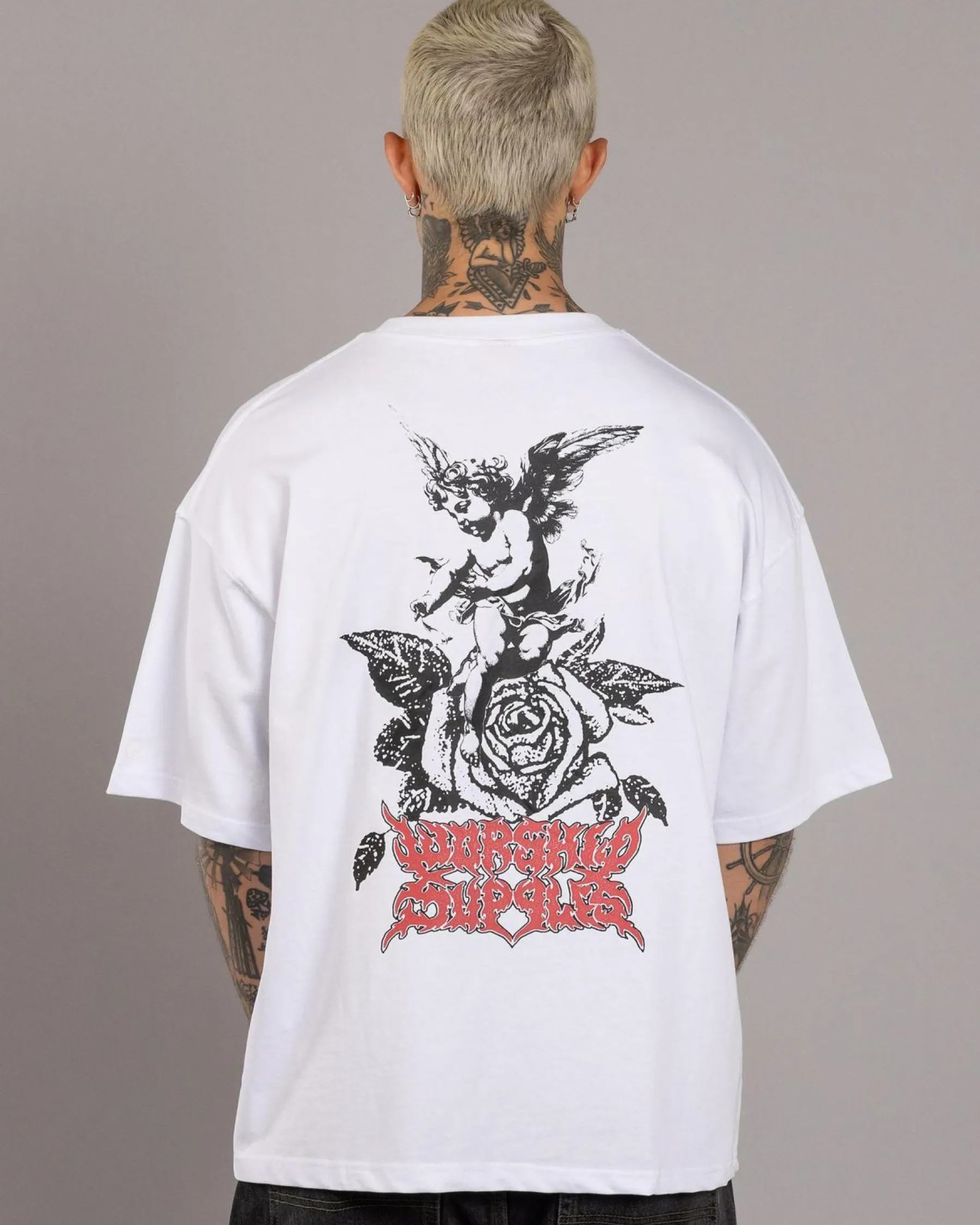 Tops & T-Shirts*Worship Supplies Perch Oversized T-Shirt White