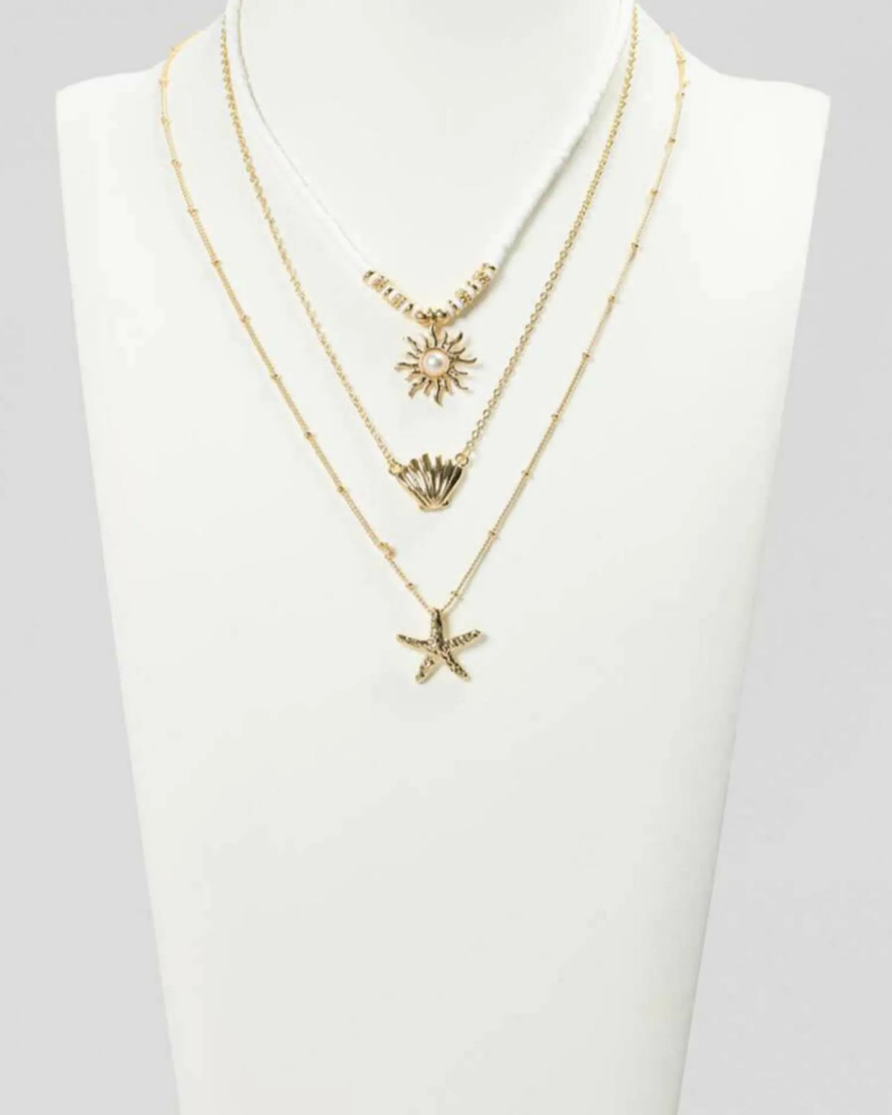 Jewelry*Karyn In LA Pia Necklace Pack White/gold