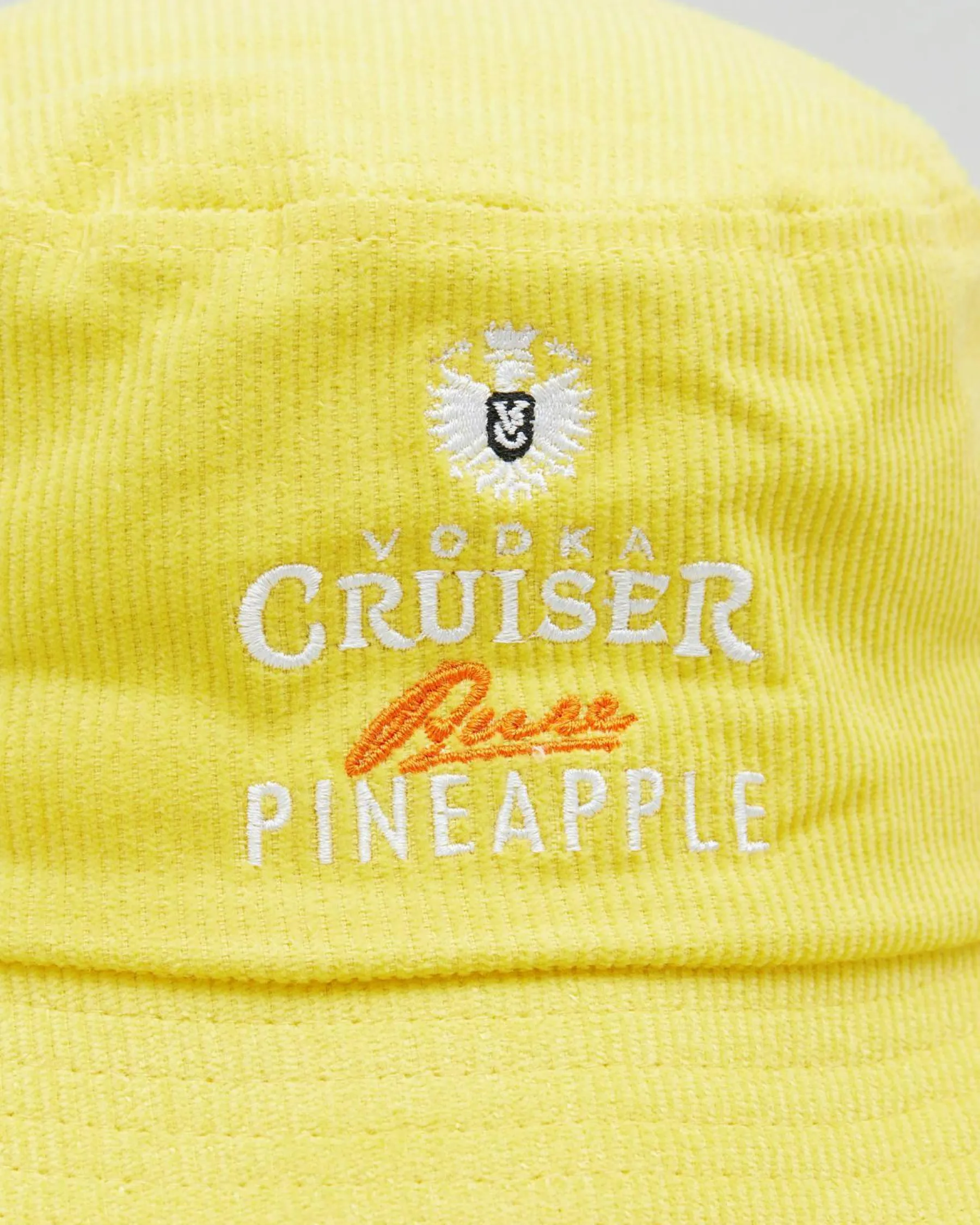 Headwear*Vodka Cruiser Cord Bucket Hat Pineapple