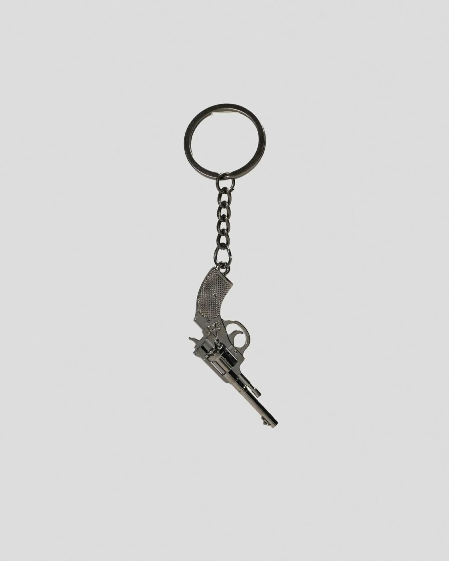 Gifts & Novelty*Miscellaneous Pistol Gun Keyring Silver