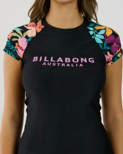 Sale Playa Del Sol Wahine Cap Sleeve Rash Vest Women Rash Vests