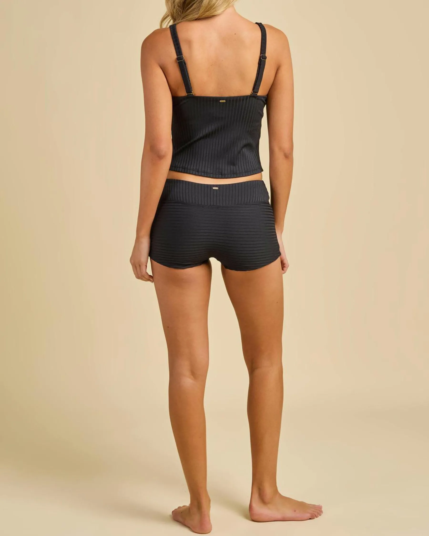 Bikinis*Rip Curl Premium Surf Boyleg Bikini Bottom Black