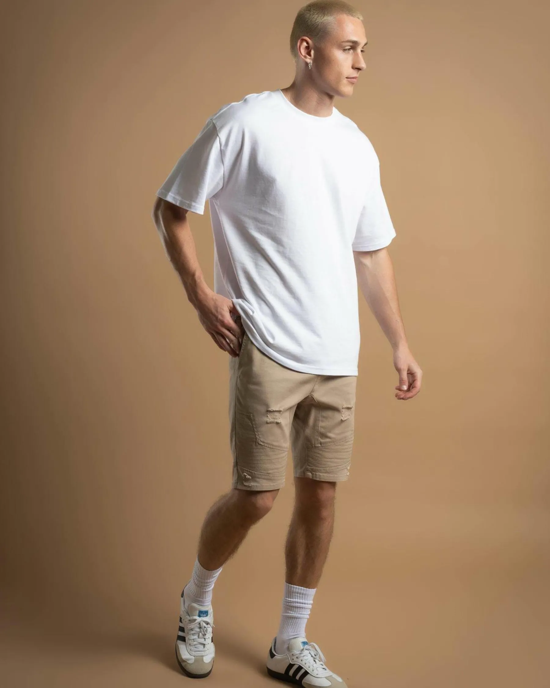 Denim|Shorts & Bottoms*Lucid Promenade Walk Shorts Stone