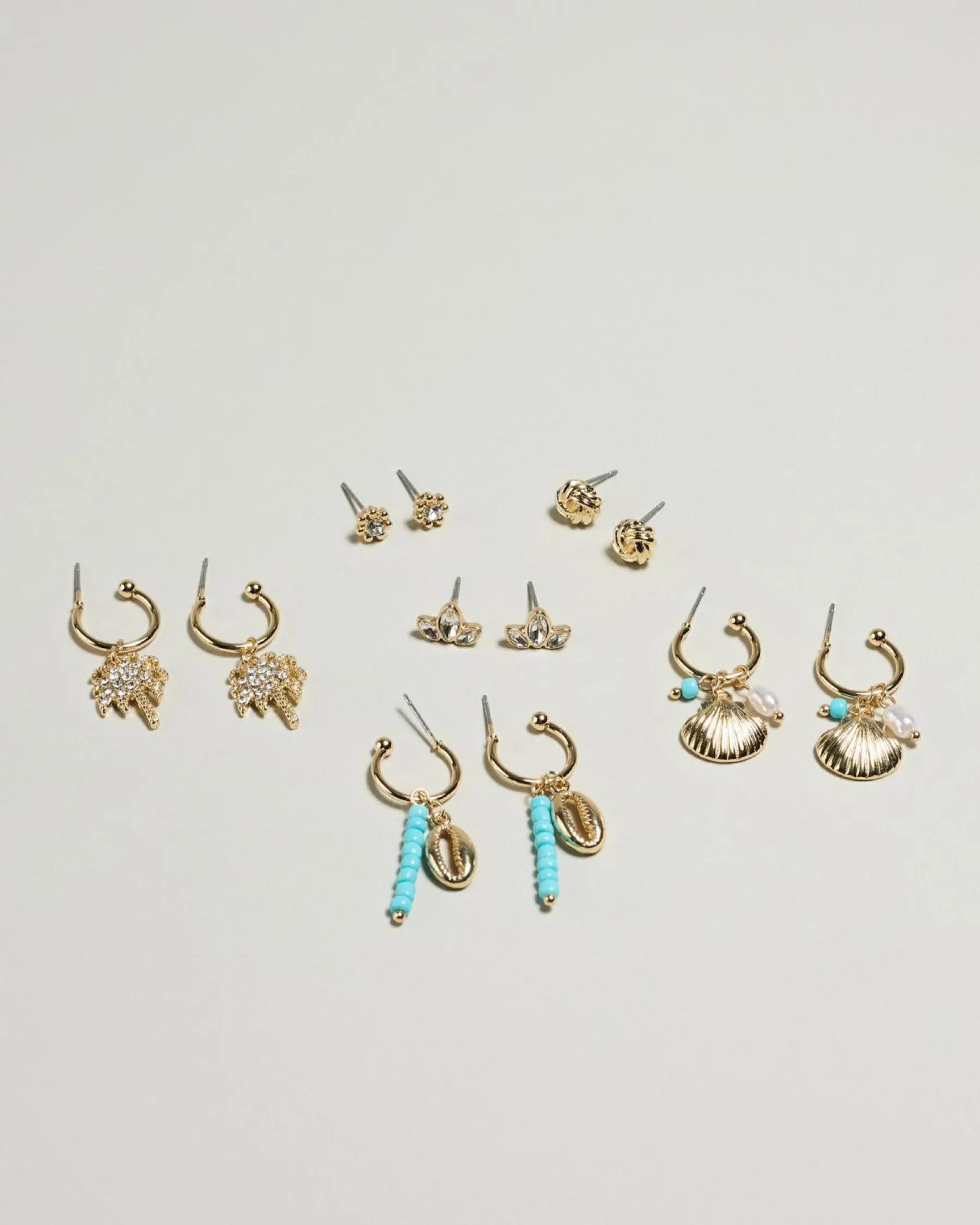 Jewelry|Jewelry*Karyn In LA Rafe Earring Pack Blue/gold