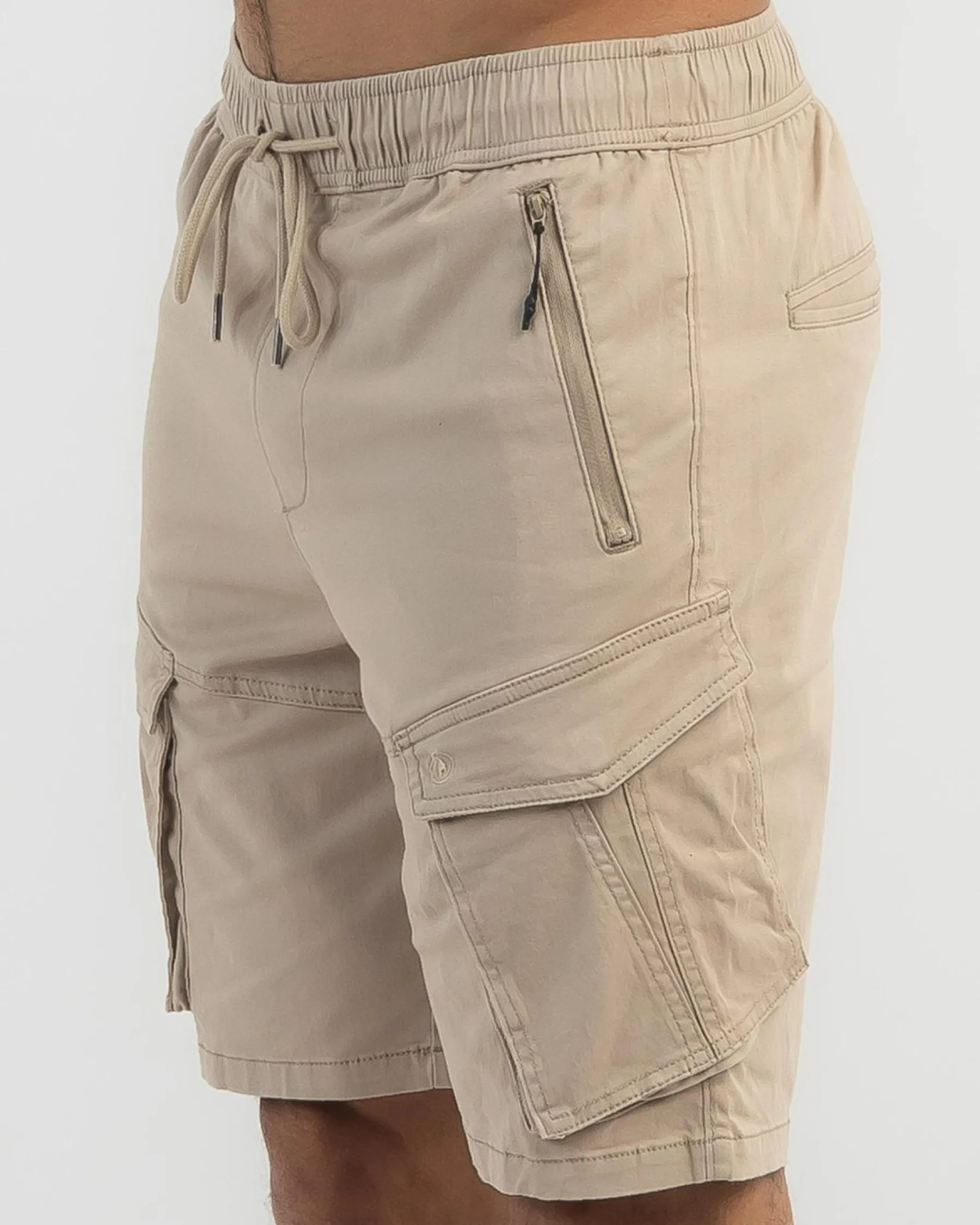 Shorts & Bottoms*Lucid Ranked Walk Shorts Stone
