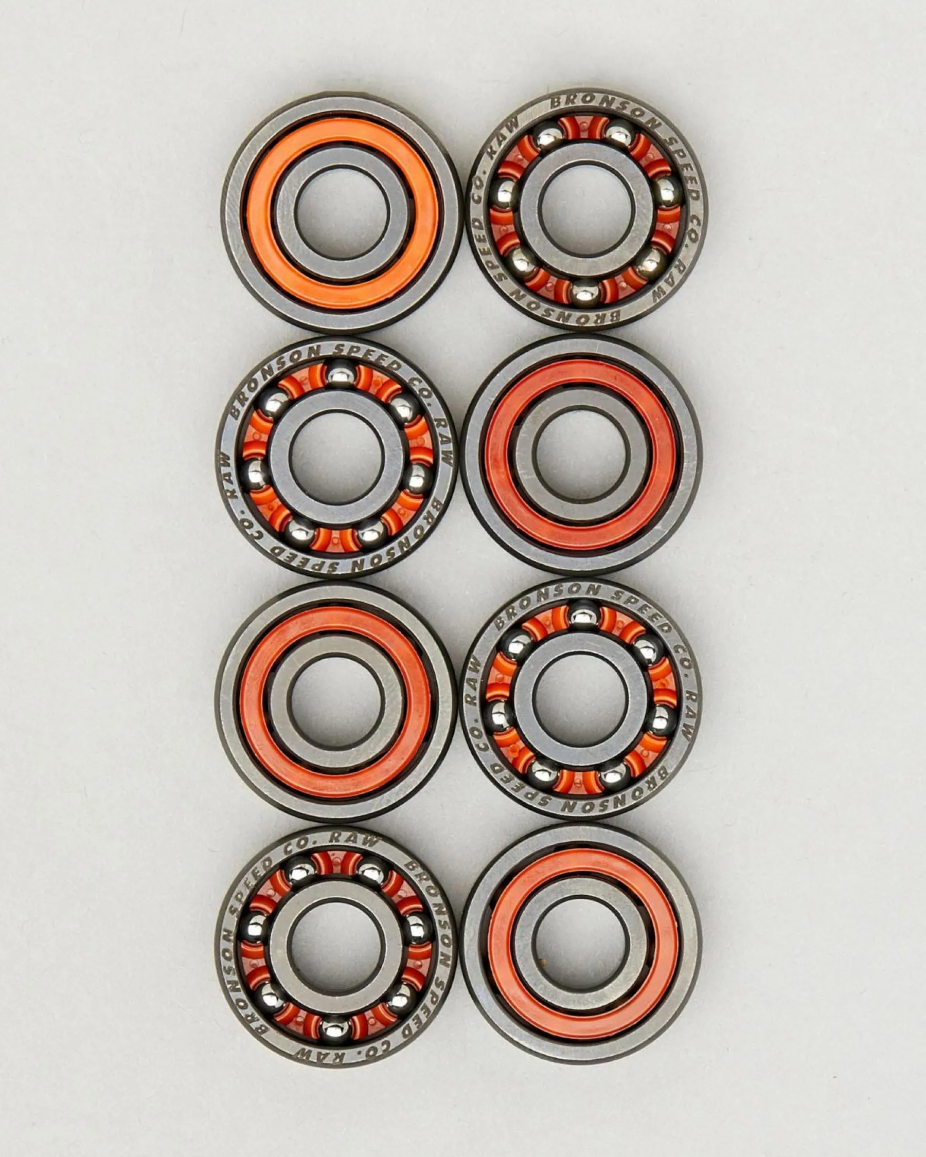 Skateboards & Scooters|Skateboards & Scooters*Bronson Speed Co Raw Bearings Orange/black