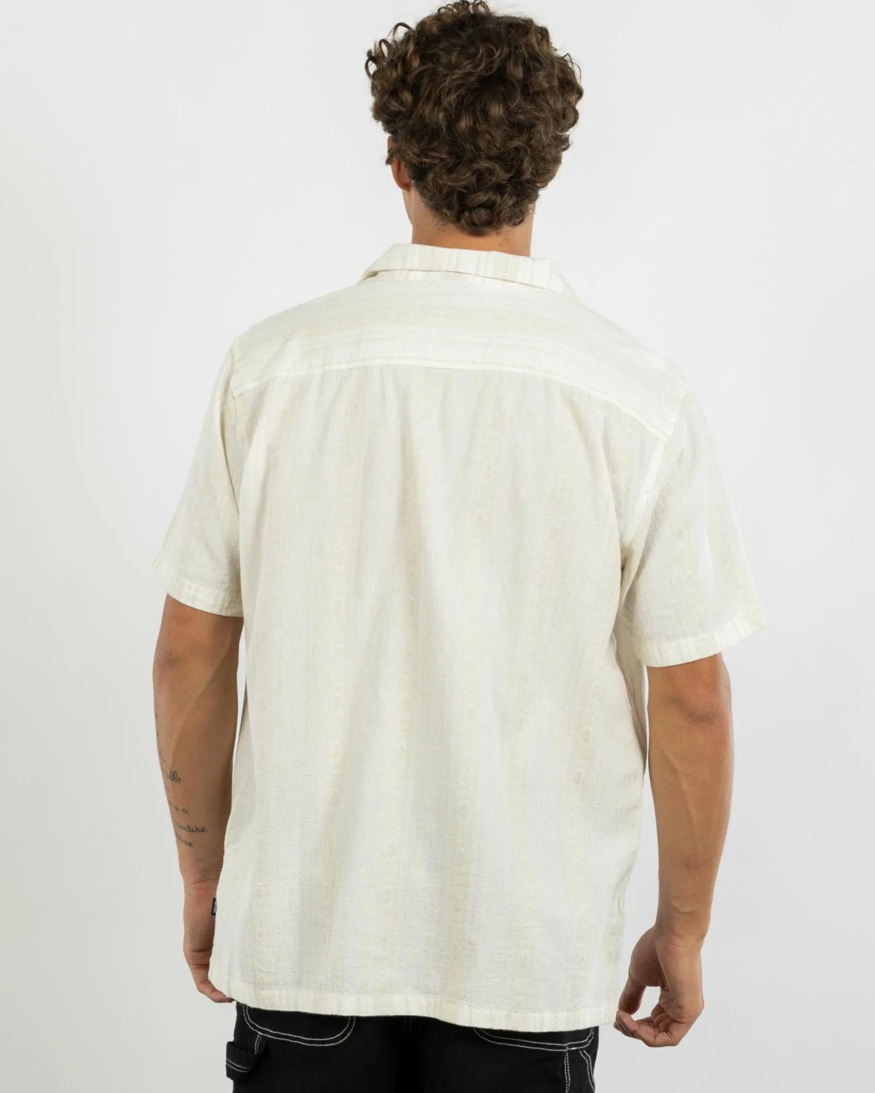 Tops & T-Shirts*Rip Curl Raw Energy Stripe S/S Shirt Bone