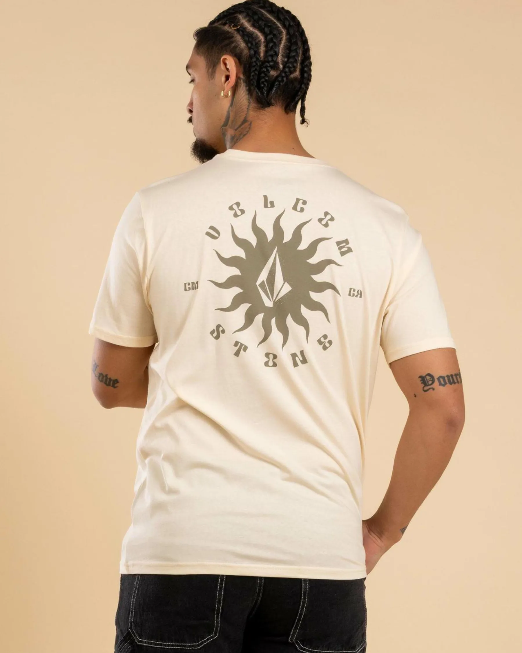 Tops & T-Shirts*Volcom Rayz T-Shirt Sand