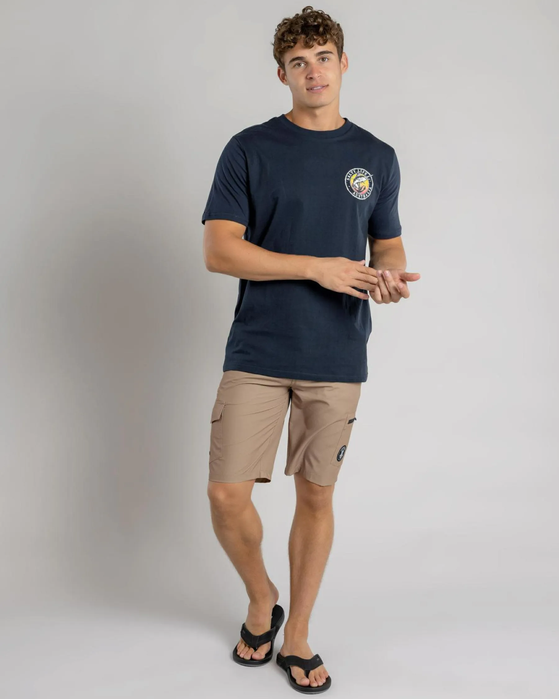 Tops & T-Shirts*Salty Life Reflections T-Shirt Navy
