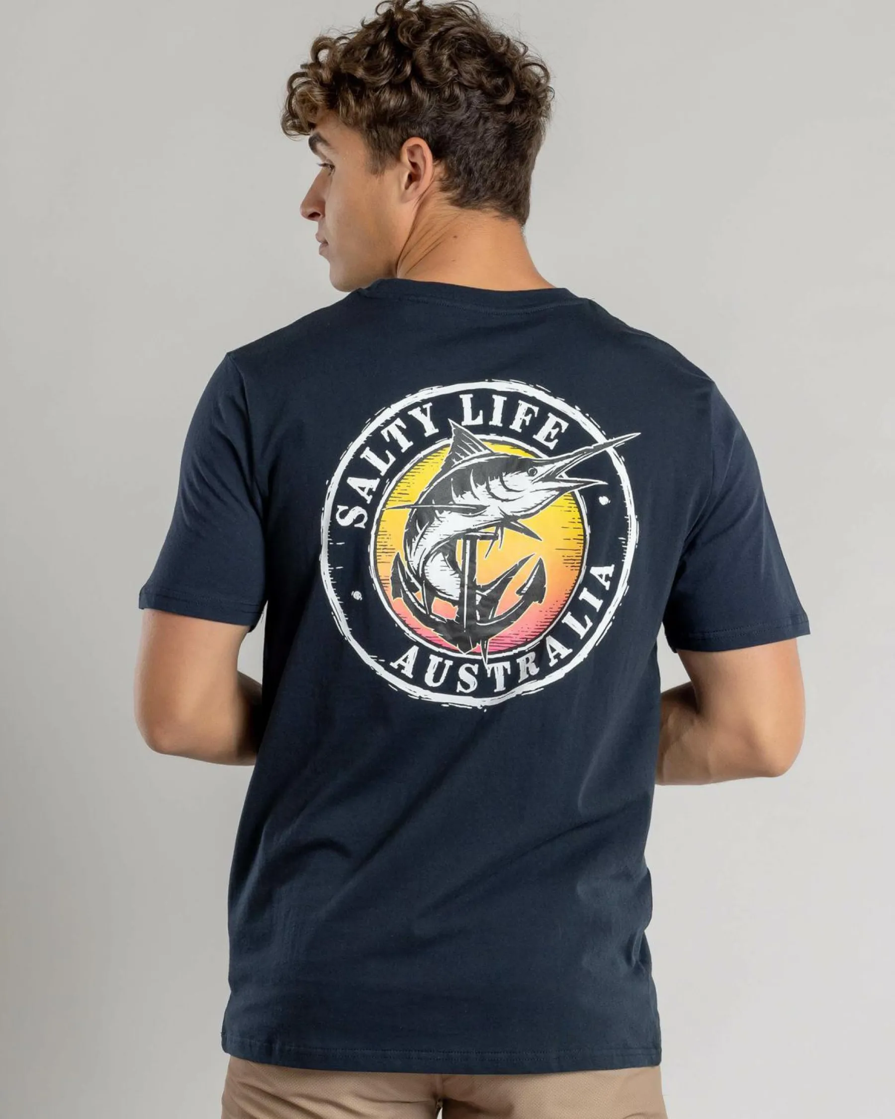 Tops & T-Shirts*Salty Life Reflections T-Shirt Navy