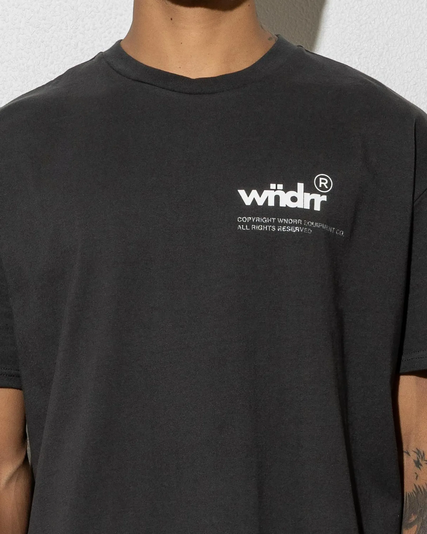 Tops & T-Shirts*Wndrr Represent Box Fit T-Shirt Faded Black