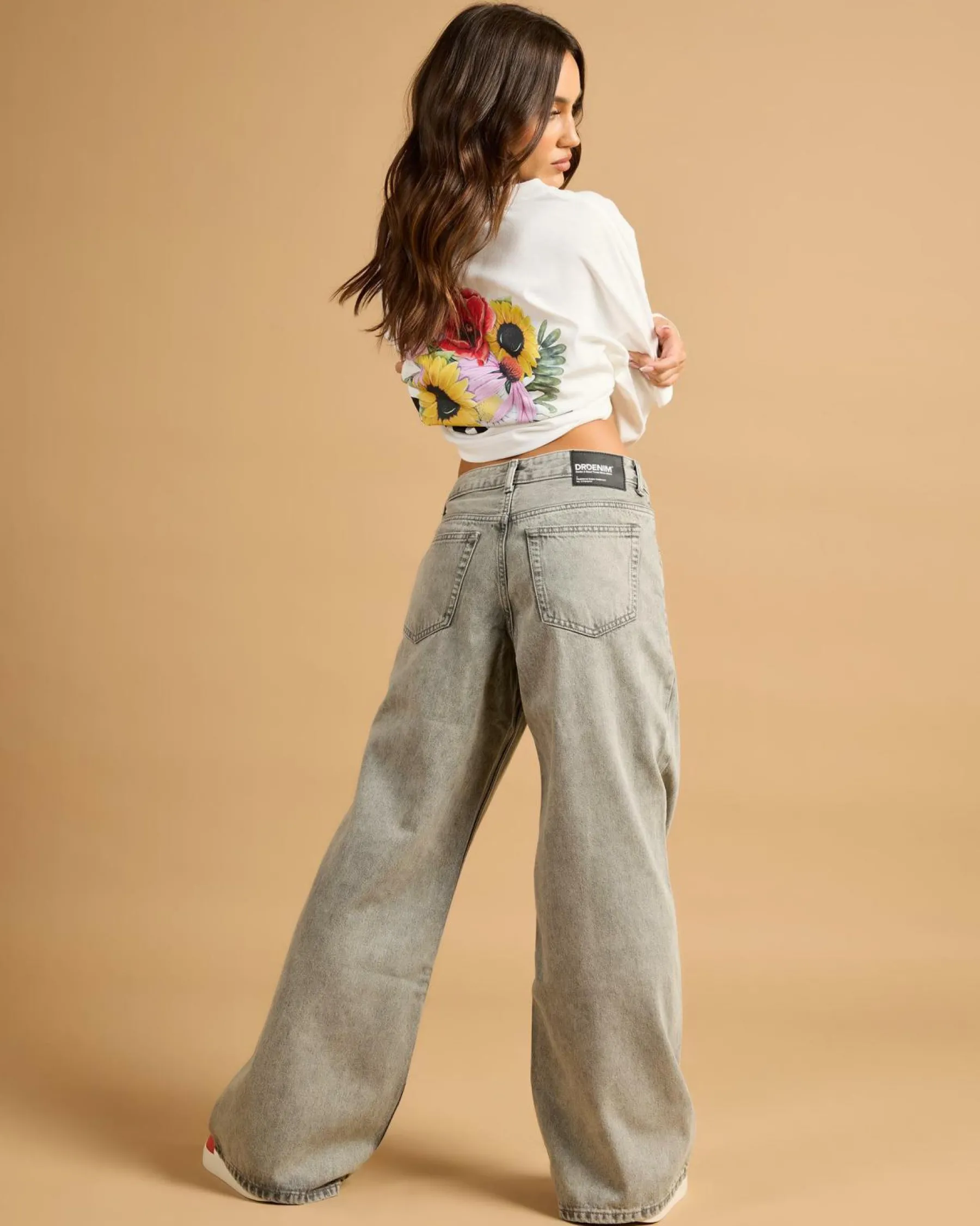 Outlet Rhue Low Wide Jeans Women Denim|Bottoms