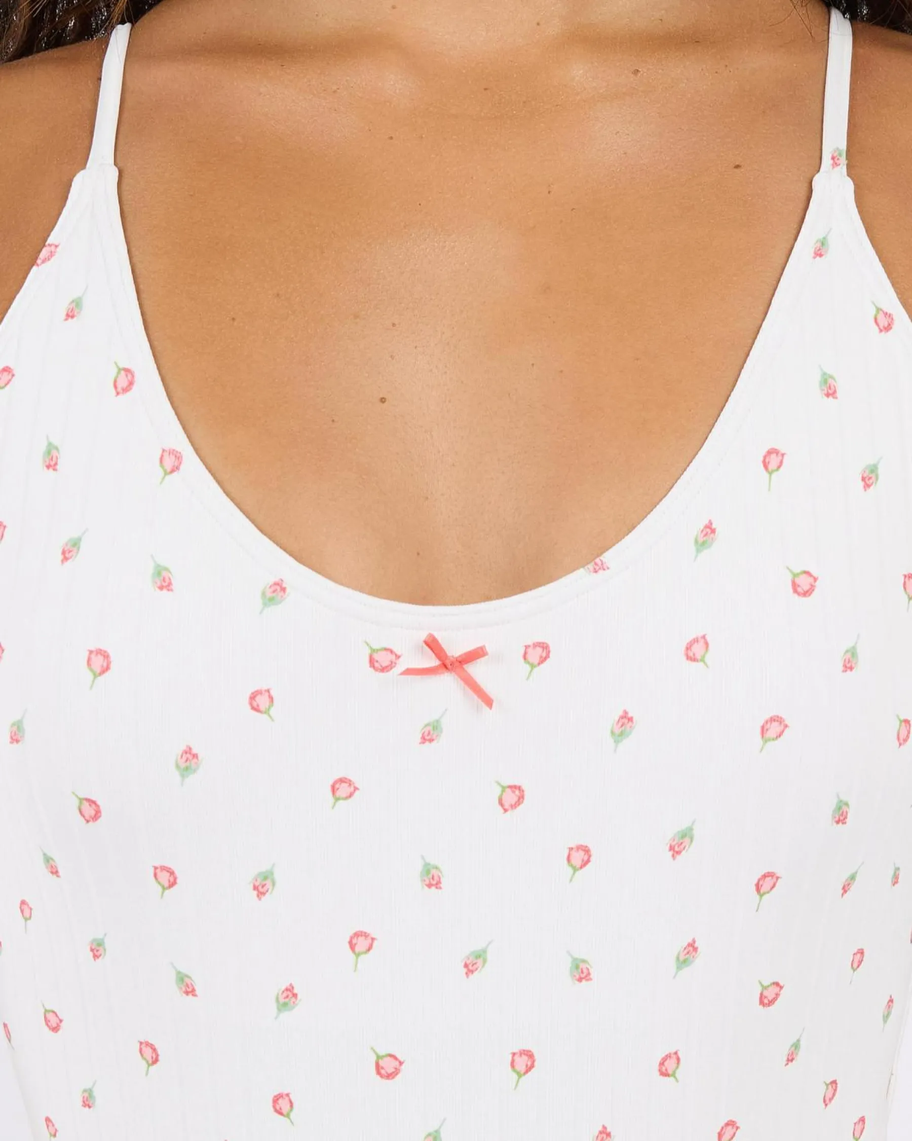 One Pieces*RVCA Rose Bud One Piece Swimsuit Whisper White