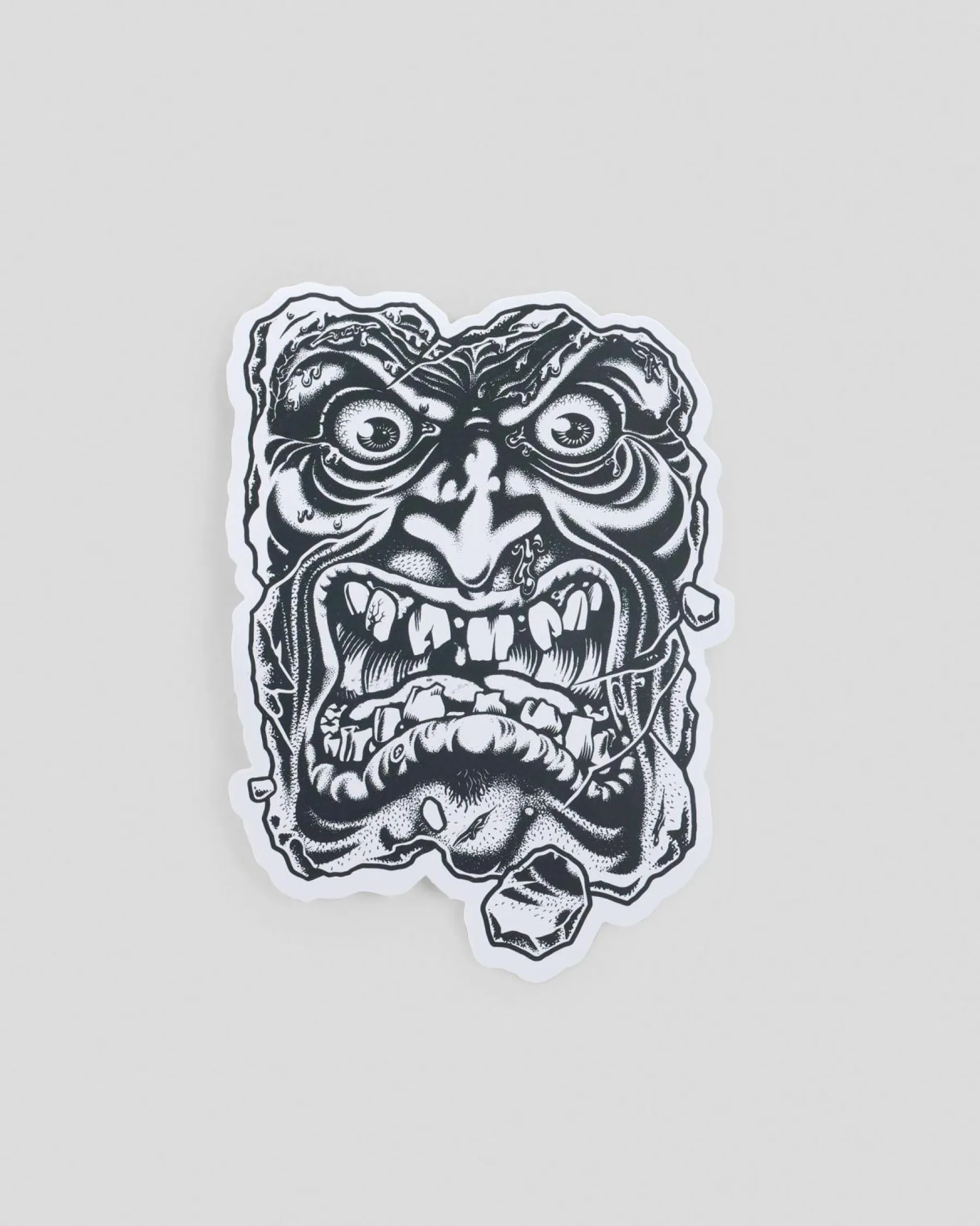 Gifts & Novelty*Santa Cruz Roskopp Destruct Face Sticker Black