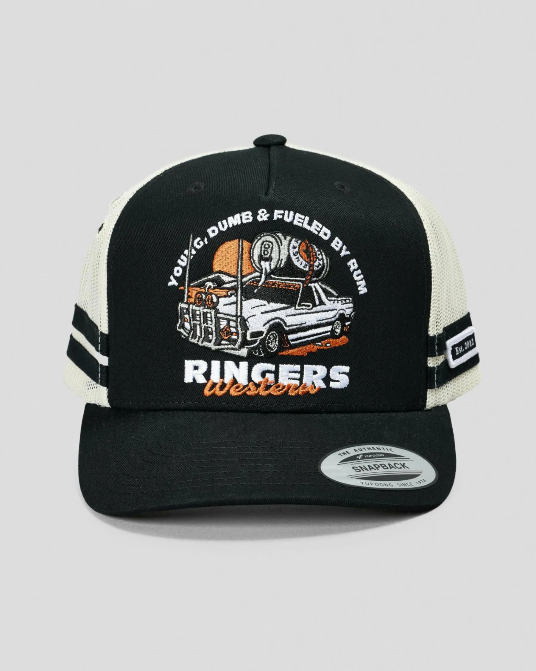 Headwear*Ringers Western Rum Runner Trucker Cap Black