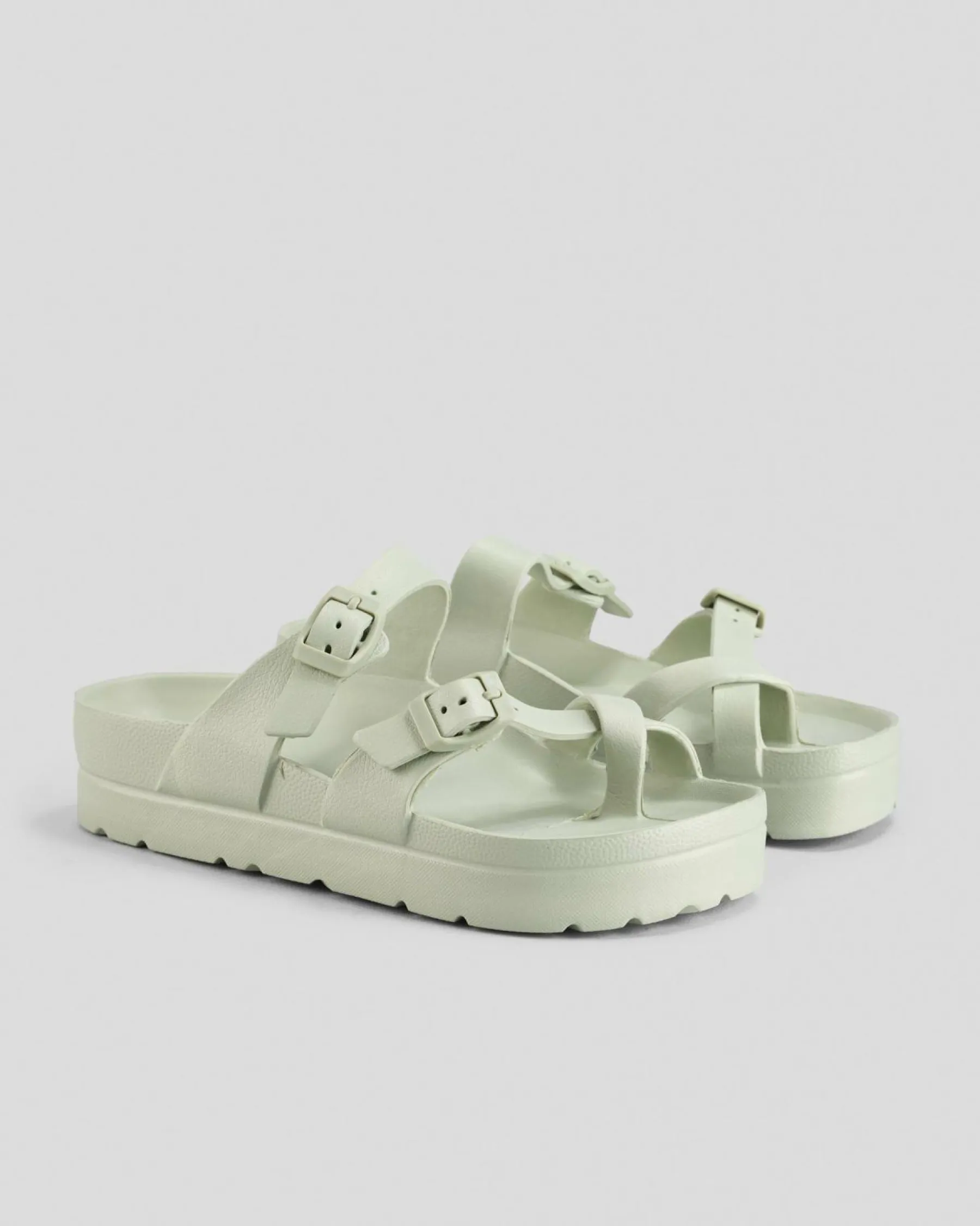 Sandals*Ava And Ever Rumer Slide Sandals Sage