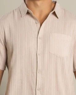 Online Saga Short Sleeve Shirt Tops & T-Shirts